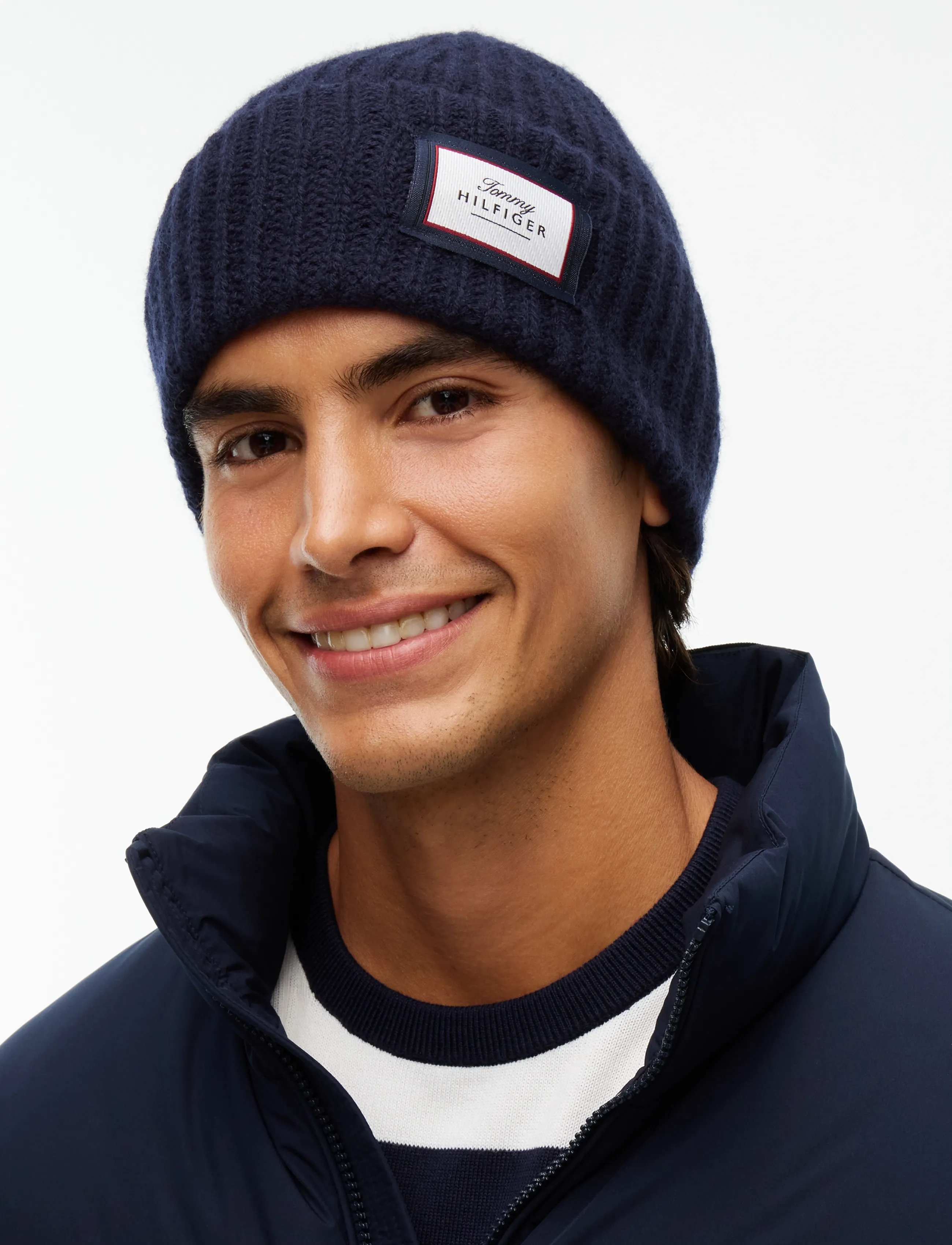 Tommy Hilfiger - TH WOOL BEANIE - shoppa efter tillfälle - space blue - 2