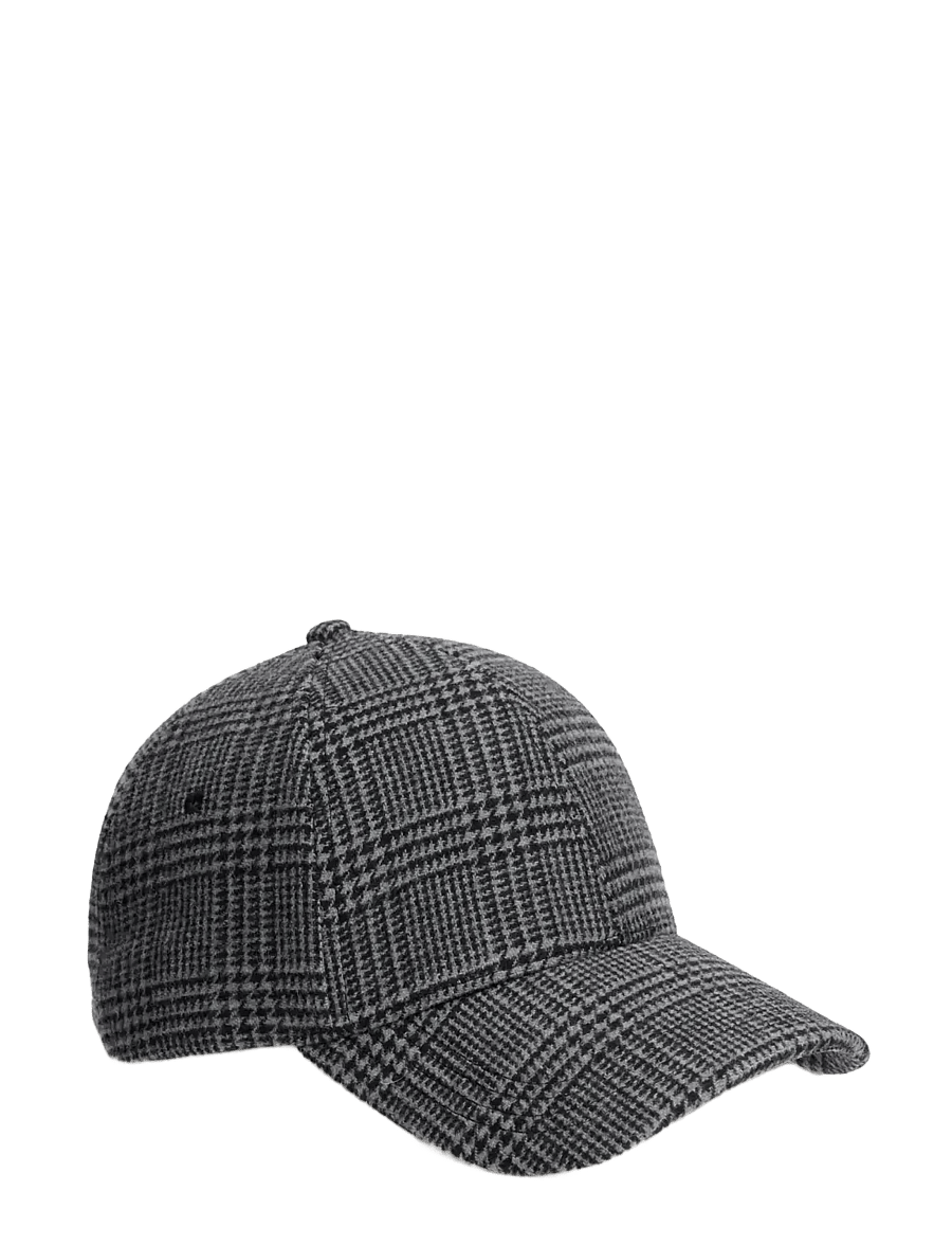 Tommy Hilfiger - TH CHECK 6 PANEL MELTON CAP - nokamütsid - prince of wales check - 0