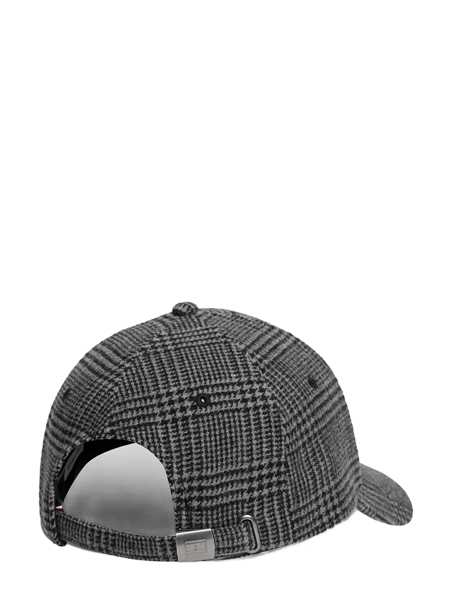 Tommy Hilfiger - TH CHECK 6 PANEL MELTON CAP - nokamütsid - prince of wales check - 1