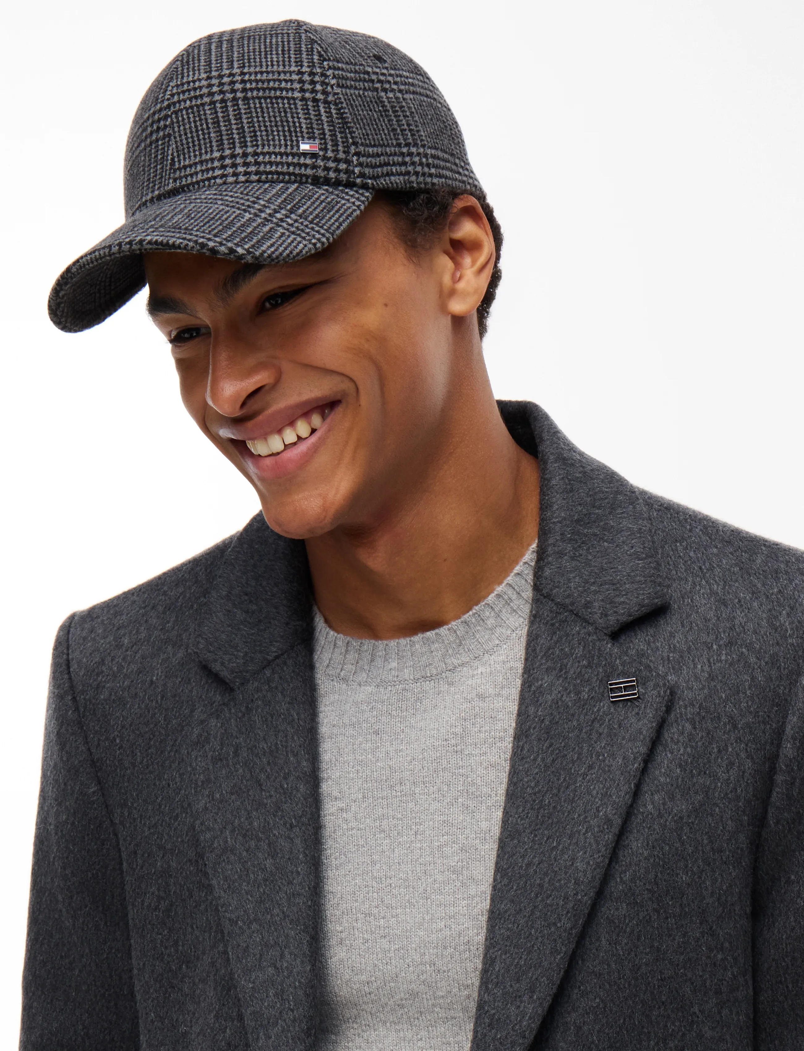 Tommy Hilfiger - TH CHECK 6 PANEL MELTON CAP - prince of wales check - 3