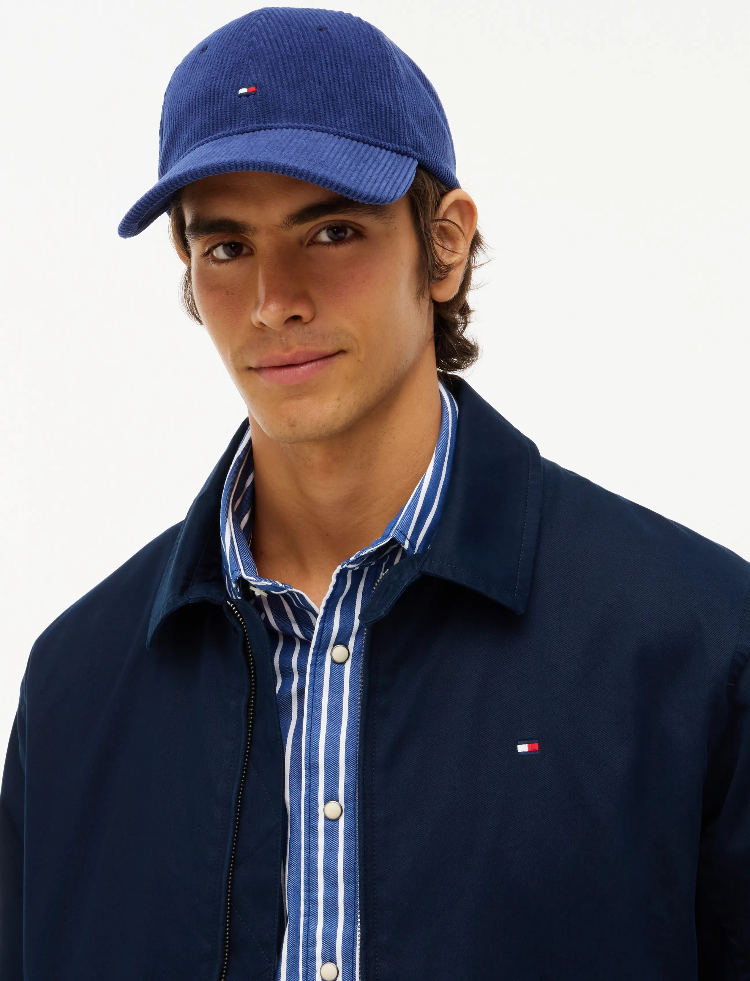 Tommy Hilfiger - TH FLAG CORD 6 PANEL CAP - kappen - preppy navy - 3