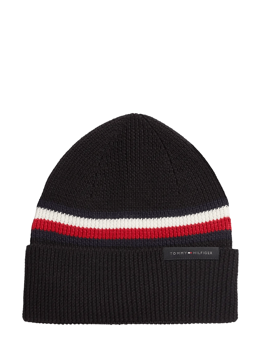 Tommy Hilfiger - TH RWB BEANIE - black - 0