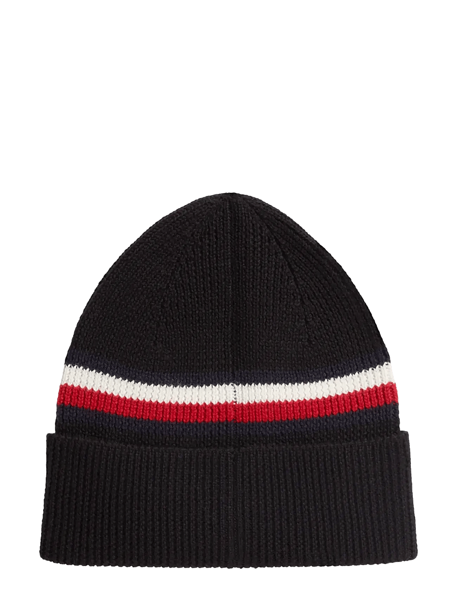 Tommy Hilfiger - TH RWB BEANIE - black - 1