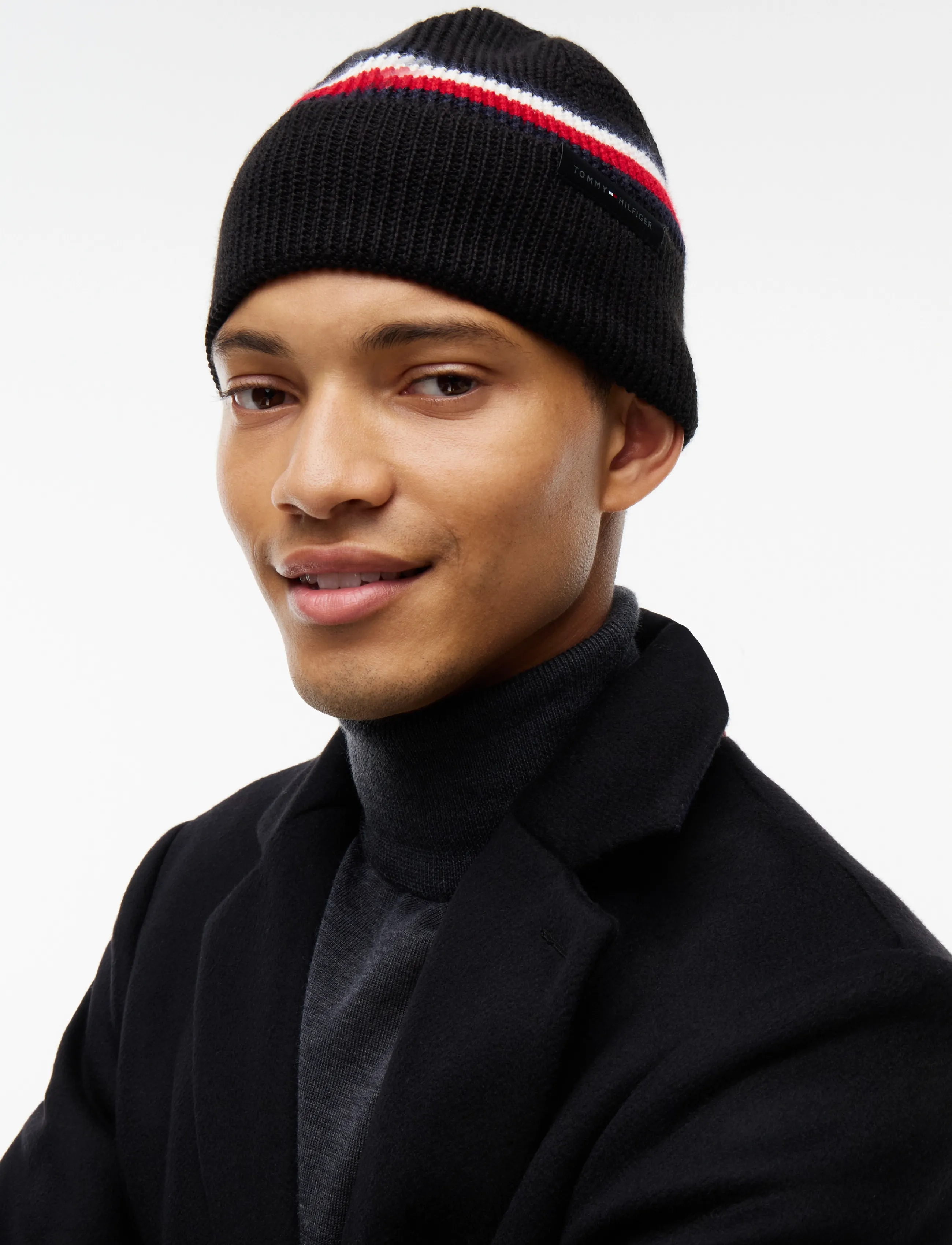 Tommy Hilfiger - TH RWB BEANIE - black - 2
