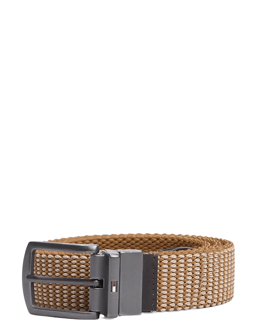 Tommy Hilfiger - DENTON ELASTIC REV - flätade skärp - vintage camel - 2