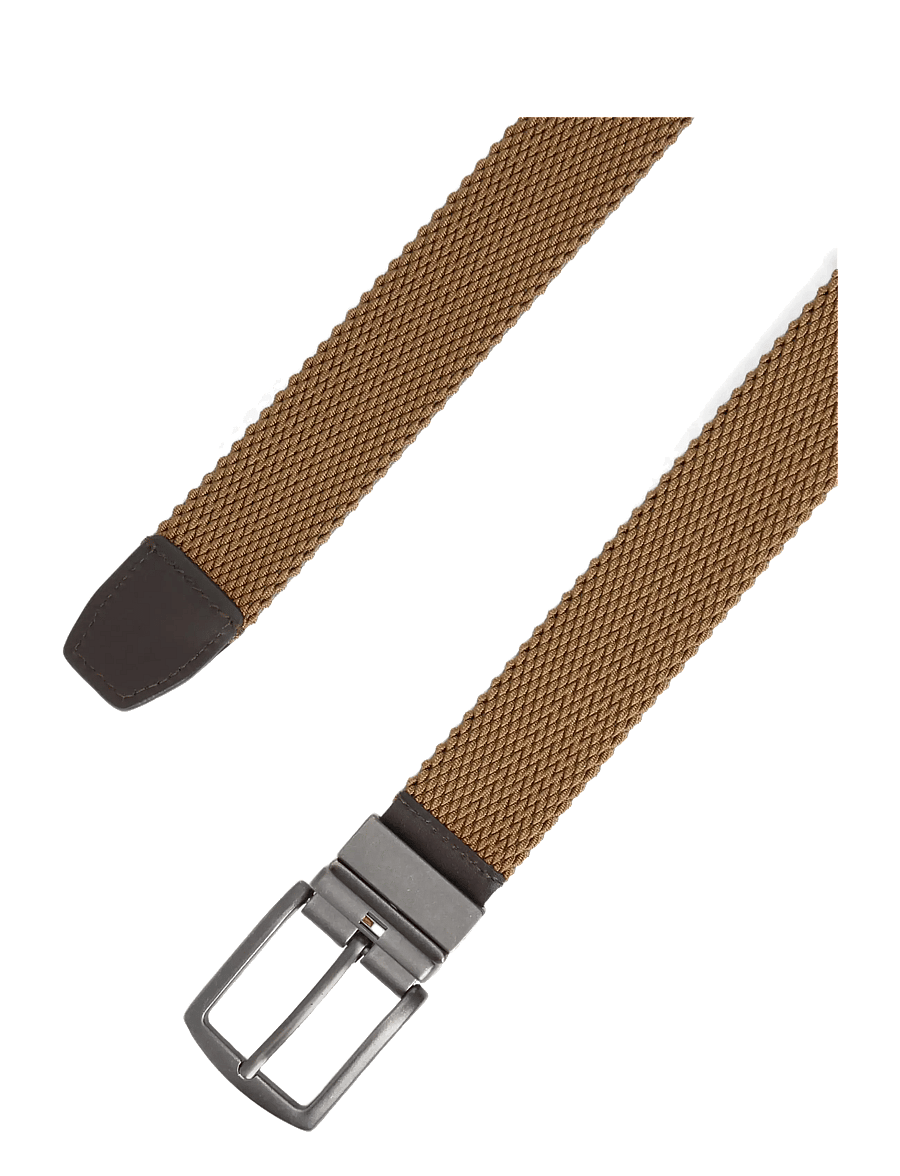Tommy Hilfiger - DENTON ELASTIC REV - flätade skärp - vintage camel - 3
