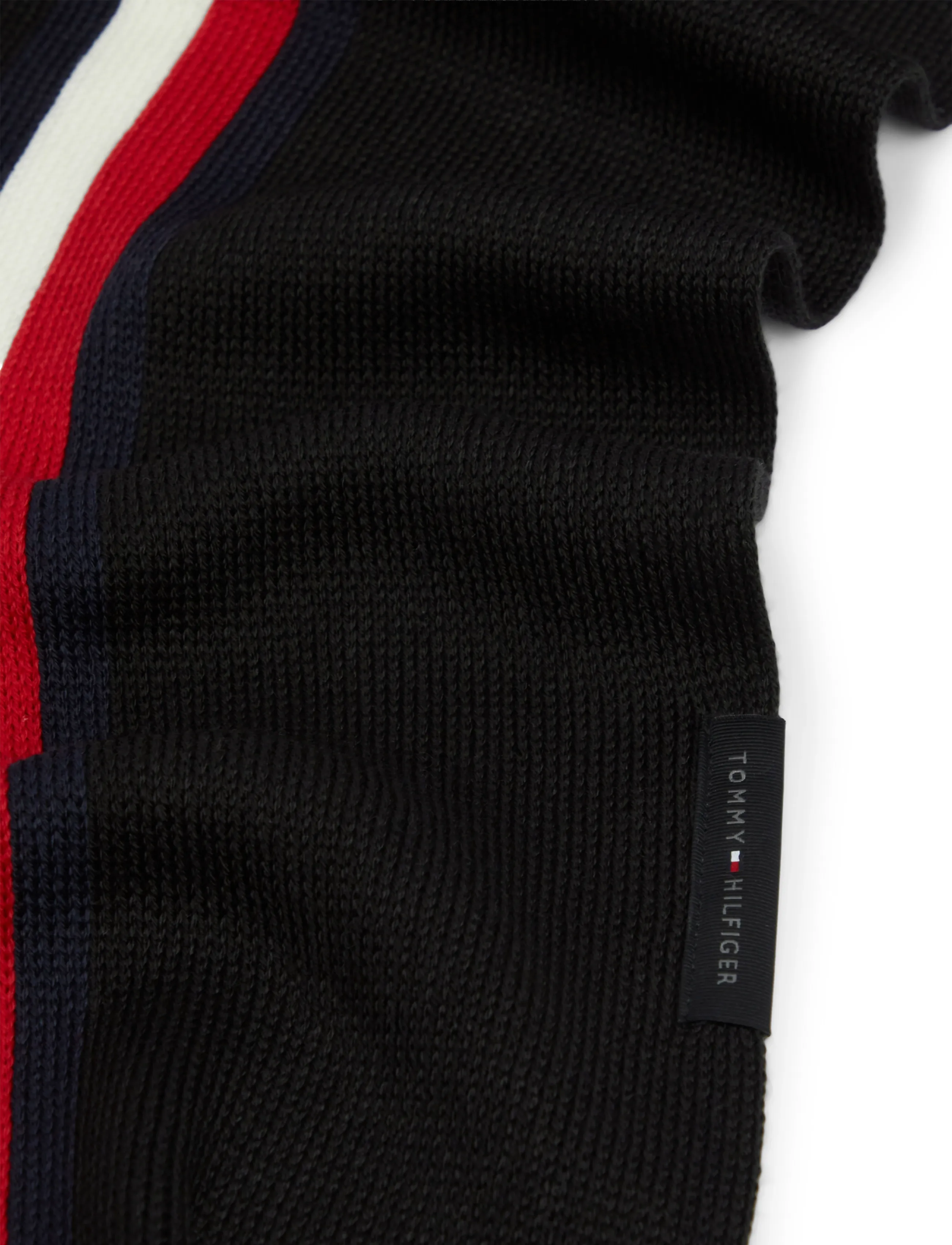 Tommy Hilfiger - TH RWB RASHELLE SCARF - halstørklæder - black - 2
