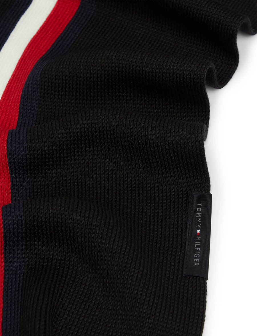 Tommy Hilfiger - TH RWB RASHELLE SCARF - halstørklæder - black - 2