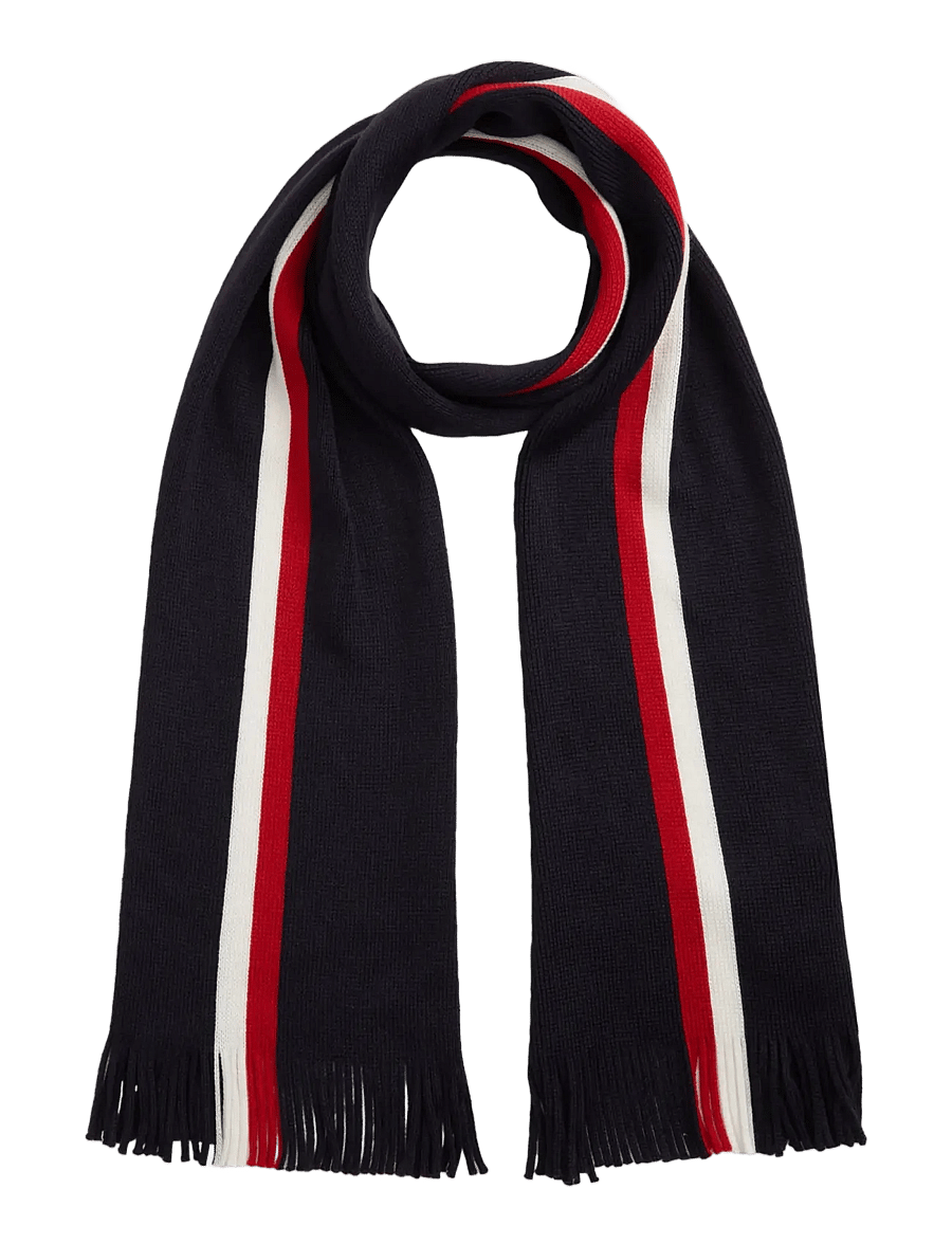 Tommy Hilfiger - TH RWB RASHELLE SCARF - halsdukar - space blue - 1