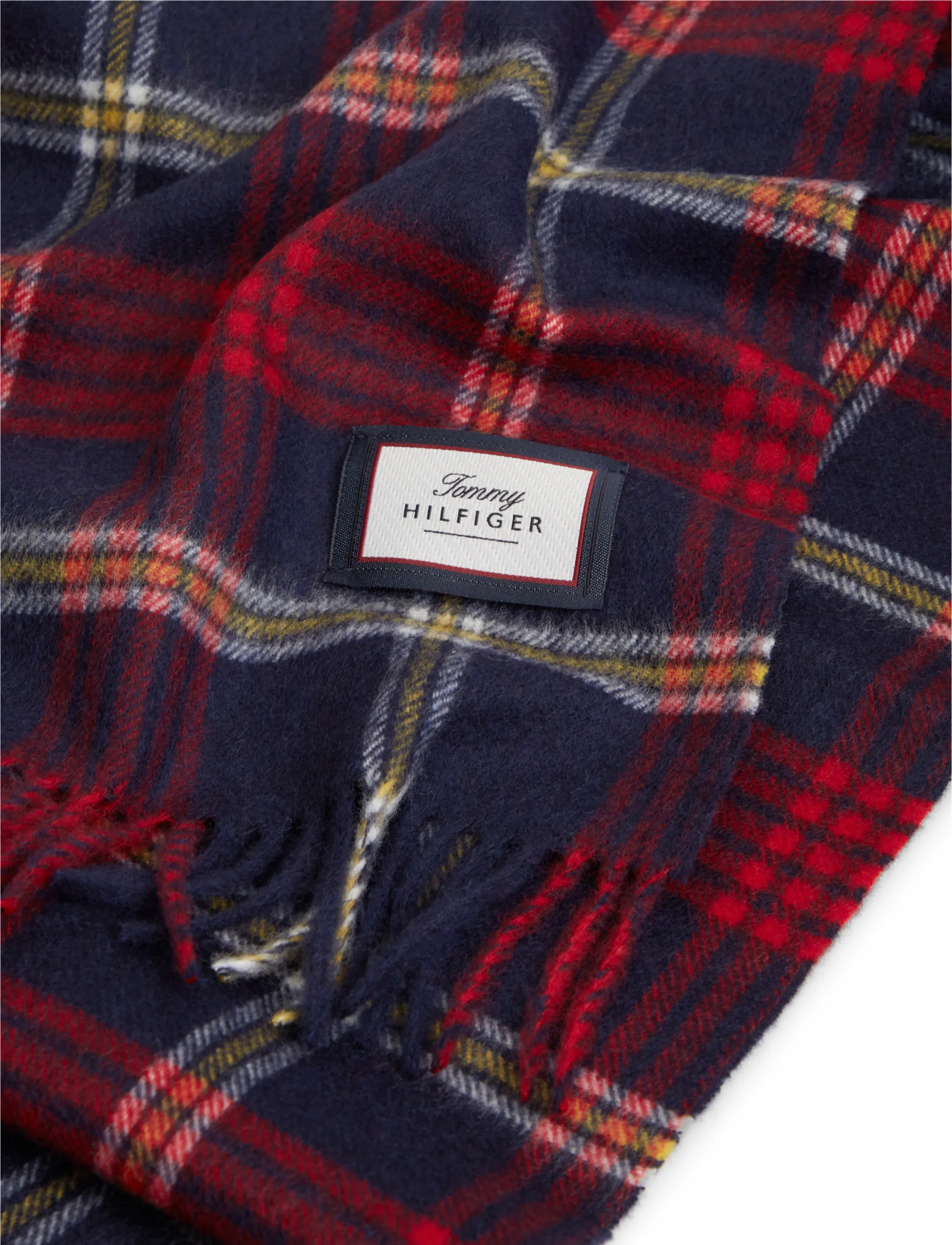 Tommy Hilfiger - TH WOOL CHECK SCARF - corporate check - 3
