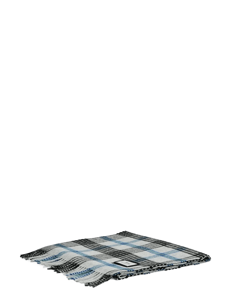 Tommy Hilfiger - TH WOOL CHECK SCARF - halstørklæder - light grey htr check - 2