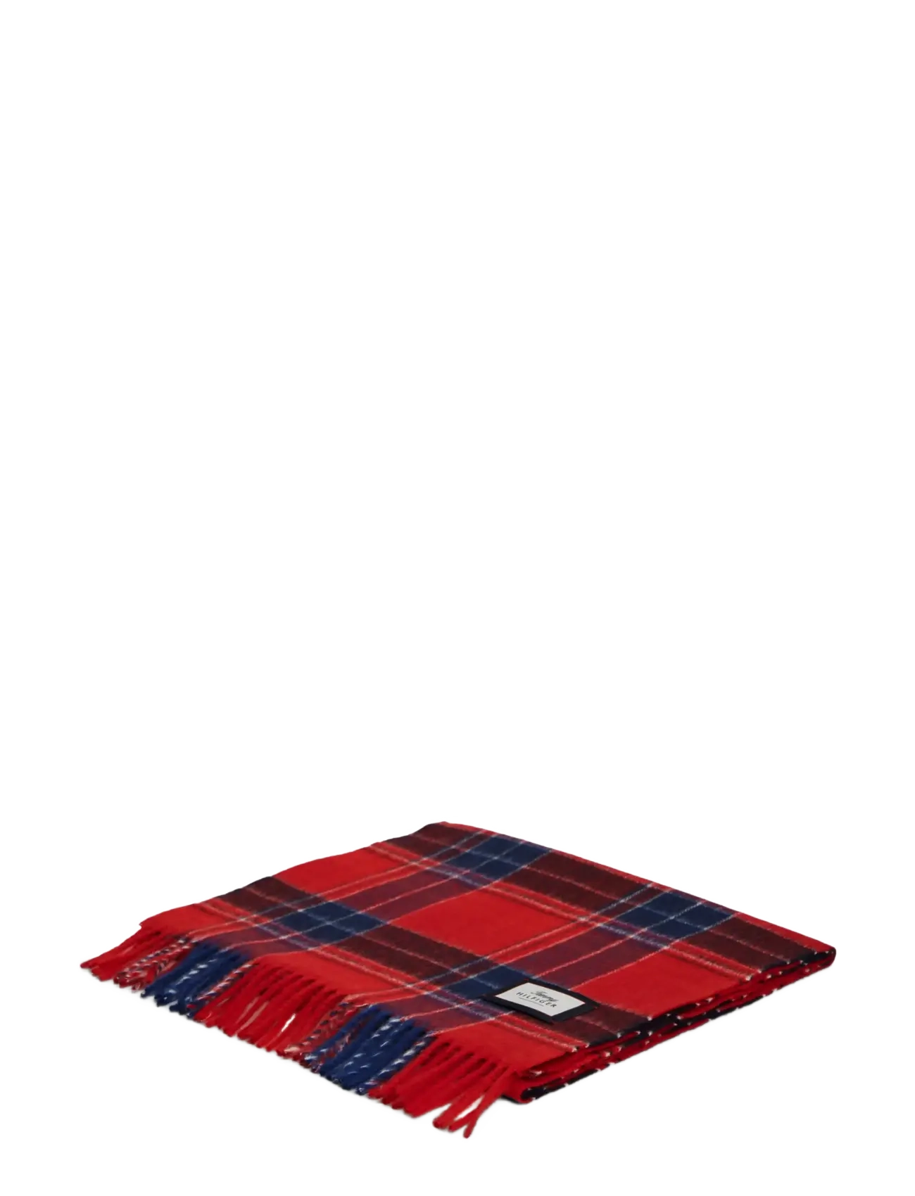 Tommy Hilfiger - TH WOOL CHECK SCARF - winter scarves - medium red check - 2