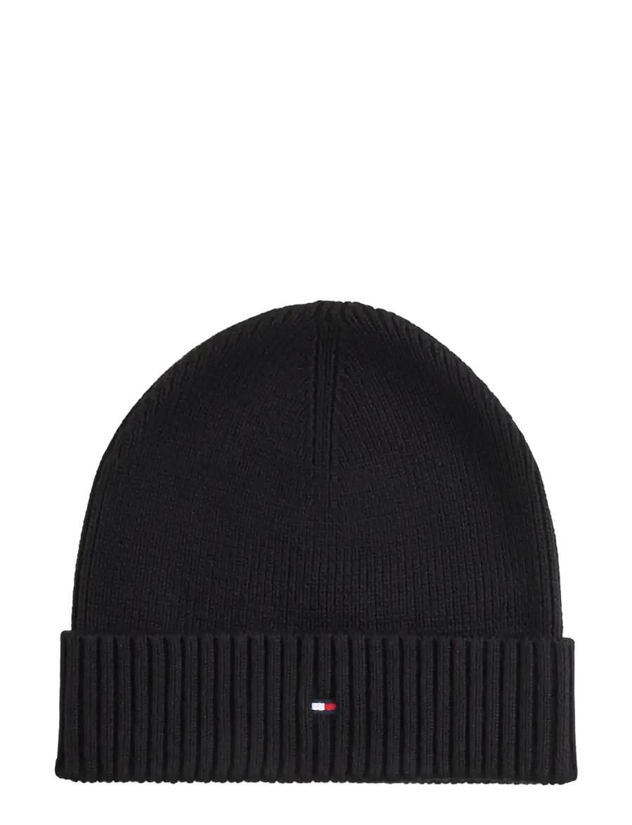 Tommy Hilfiger - TH FLAG BEANIE AND SCARF - talvesallid - black - 3