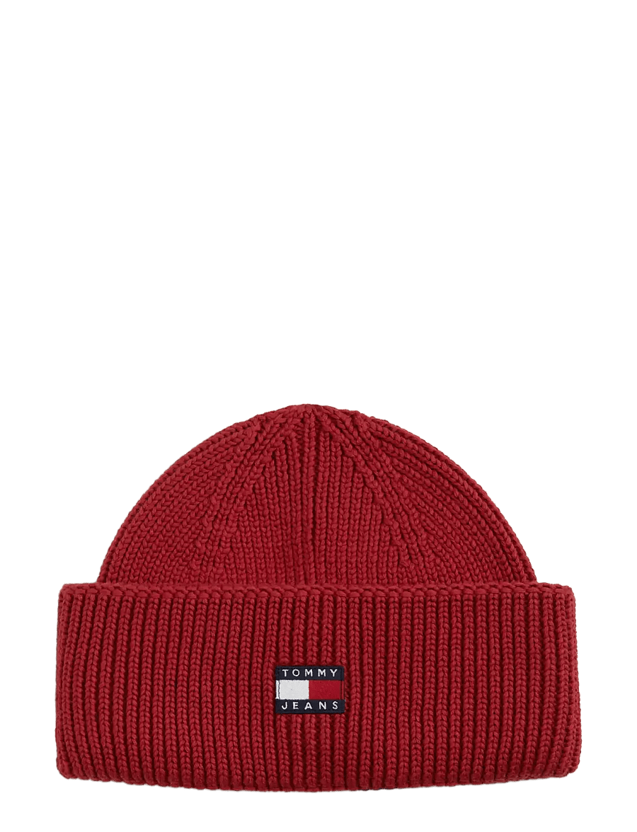 Tommy Hilfiger - TJM HERITAGE SHORT BEANIE - shop efter anledning - arizona red - 0