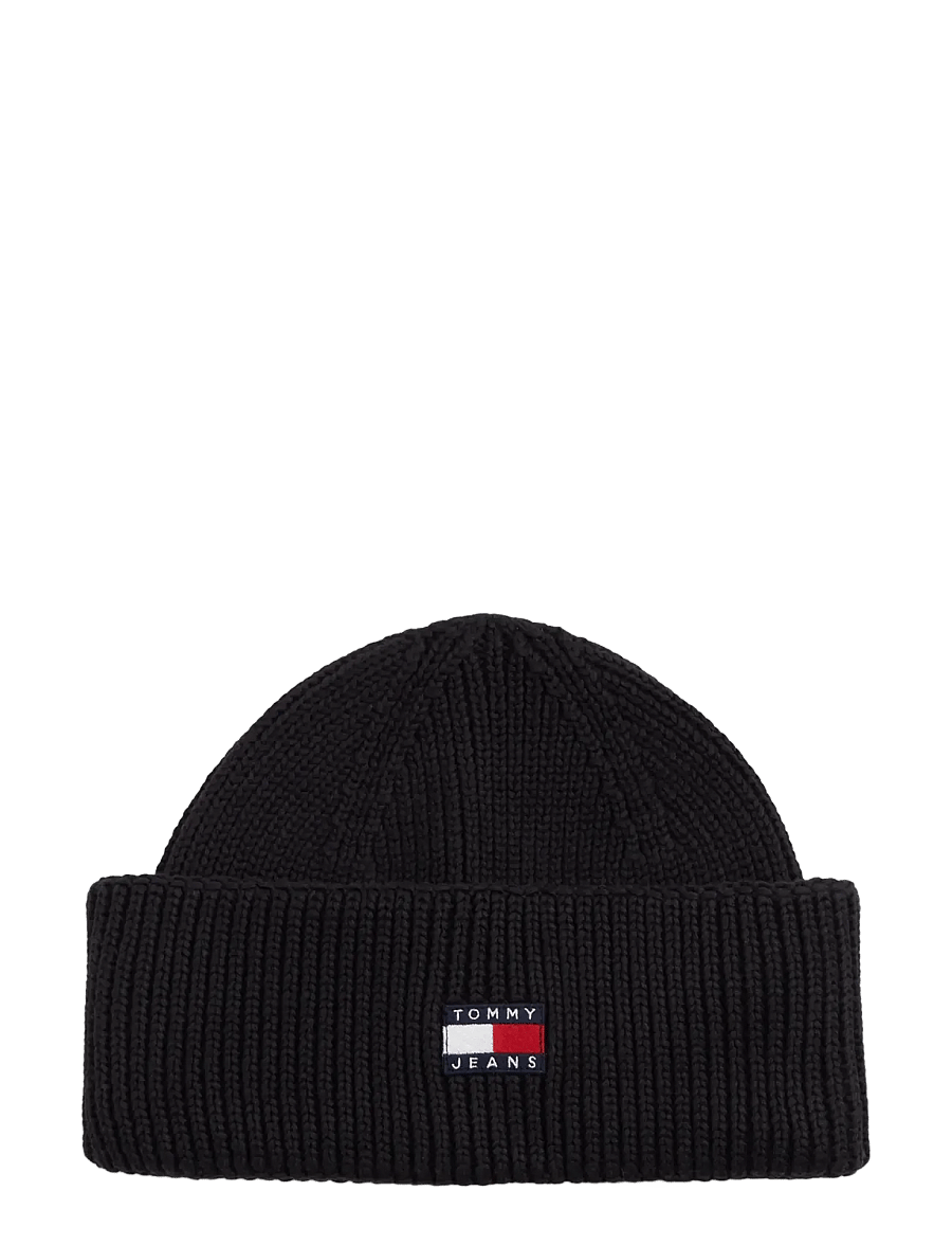 Tommy Hilfiger - TJM HERITAGE SHORT BEANIE - osta olukorra järgi - black - 0