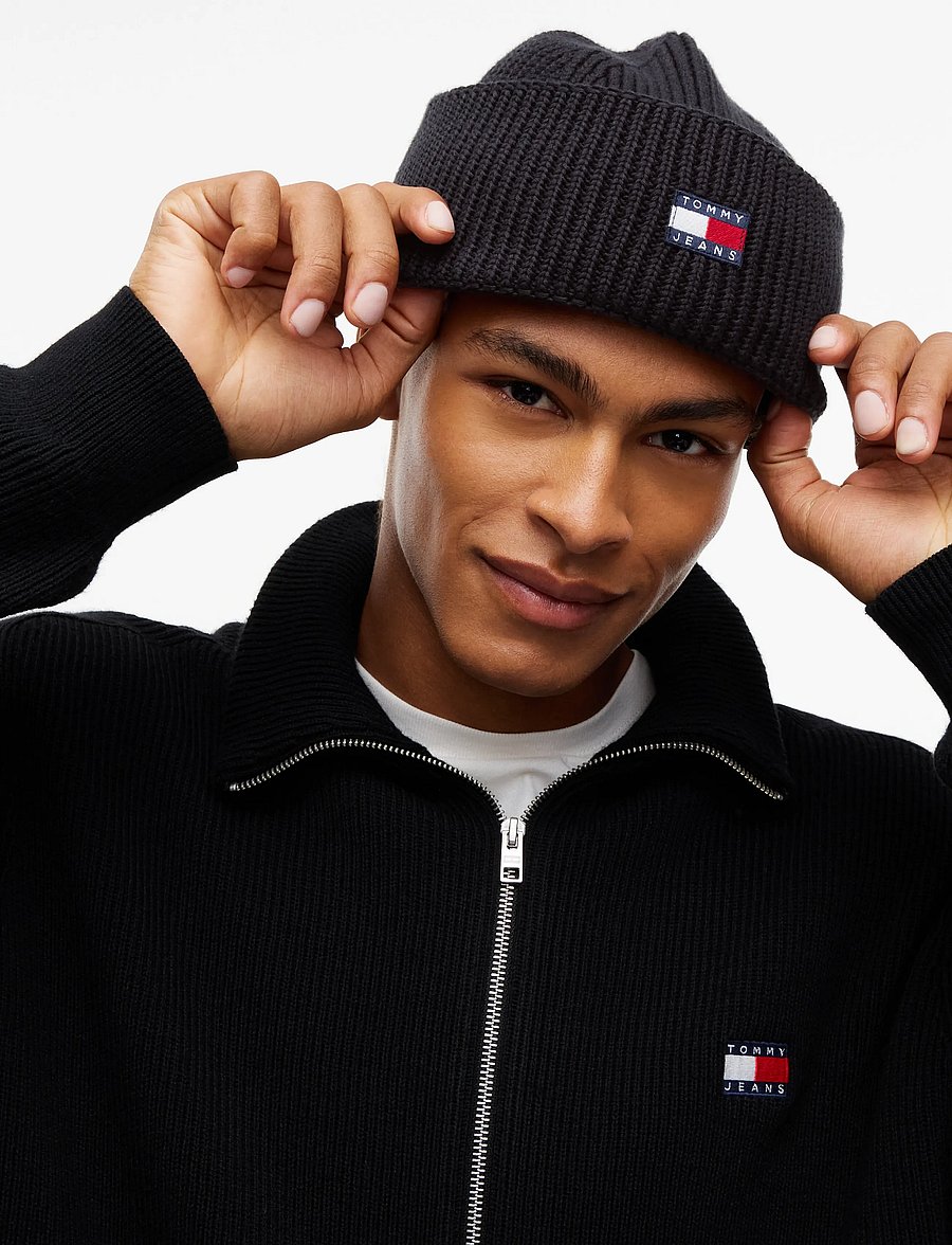 Tommy Hilfiger - TJM HERITAGE SHORT BEANIE - osta olukorra järgi - black - 2