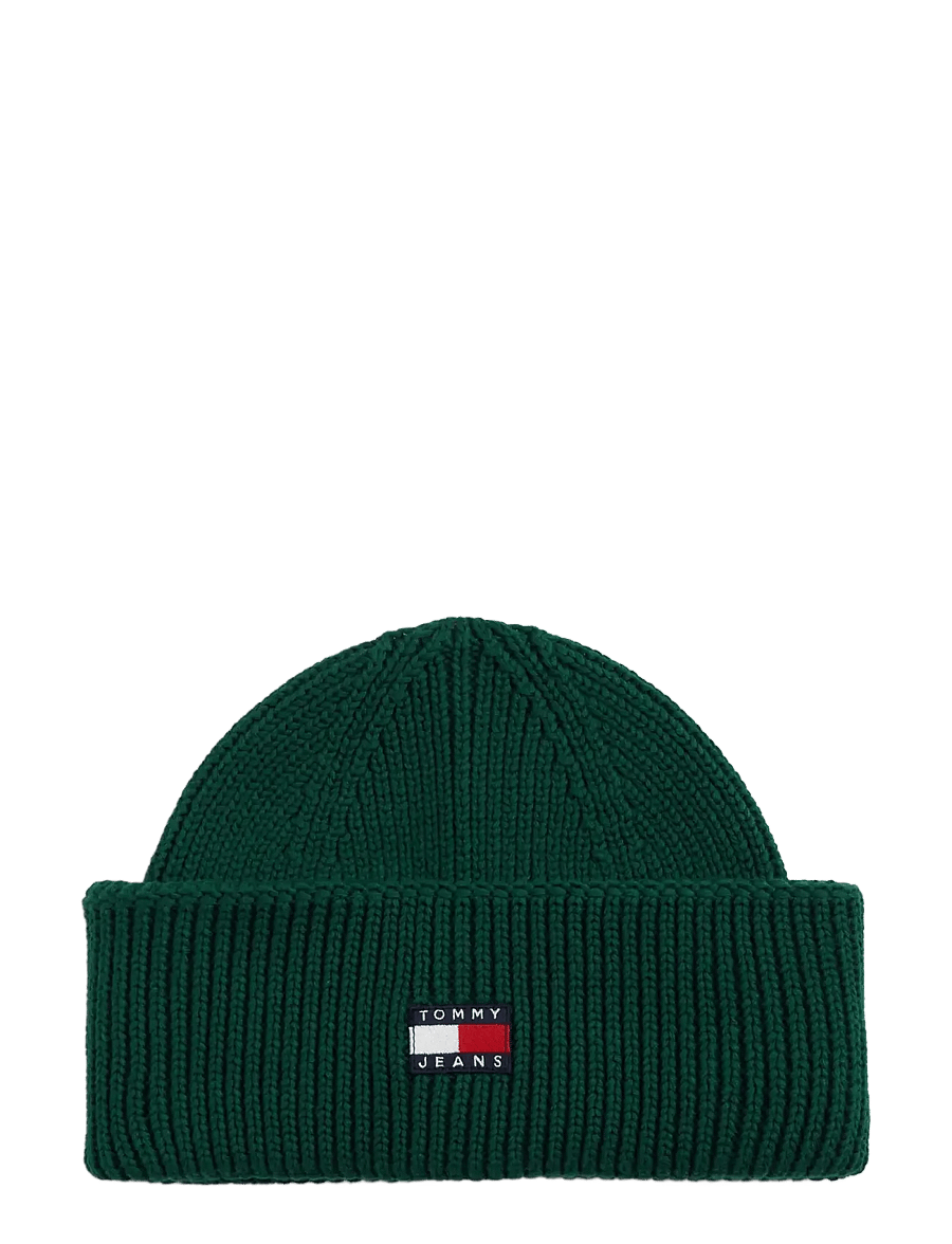 Tommy Hilfiger - TJM HERITAGE SHORT BEANIE - osta olukorra järgi - elegant green - 0