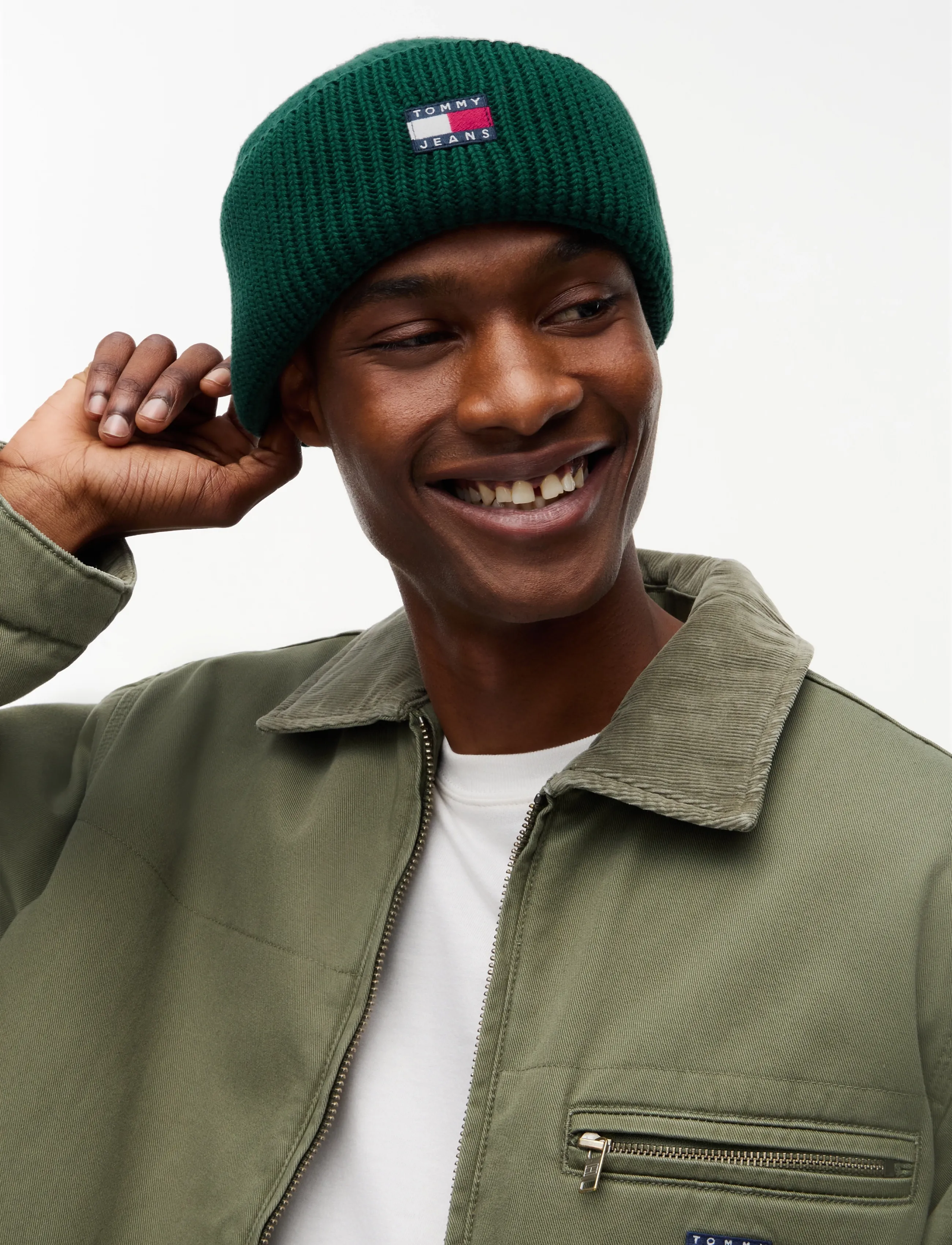 Tommy Hilfiger - TJM HERITAGE SHORT BEANIE - elegant green - 2
