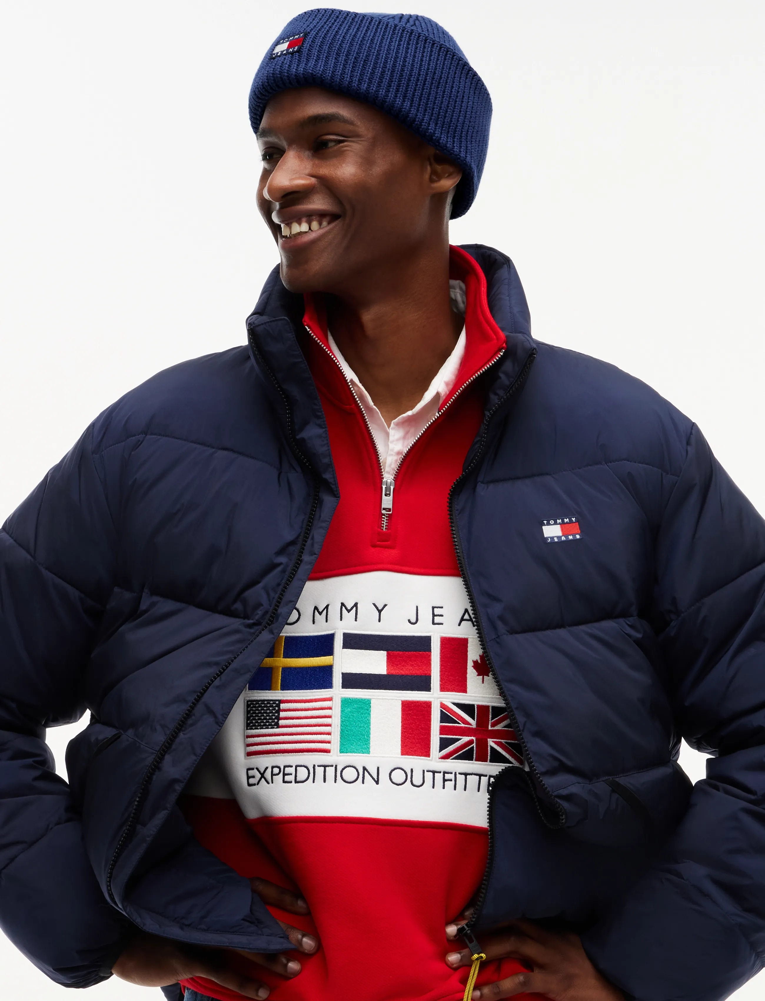 Tommy Hilfiger - TJM HERITAGE SHORT BEANIE - osta olukorra järgi - regency blue - 2