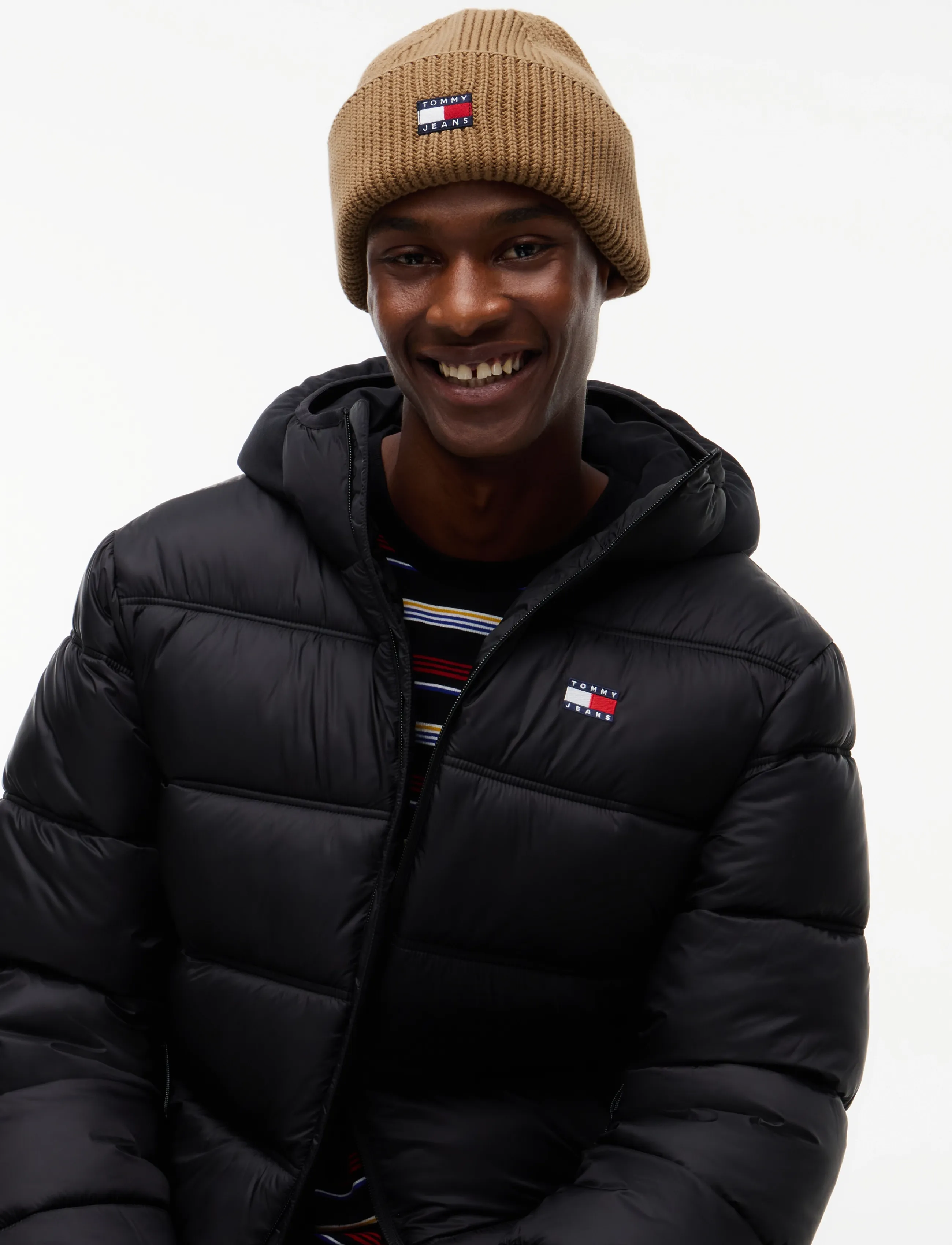 Tommy Hilfiger - TJM HERITAGE SHORT BEANIE - warm khaki - 2