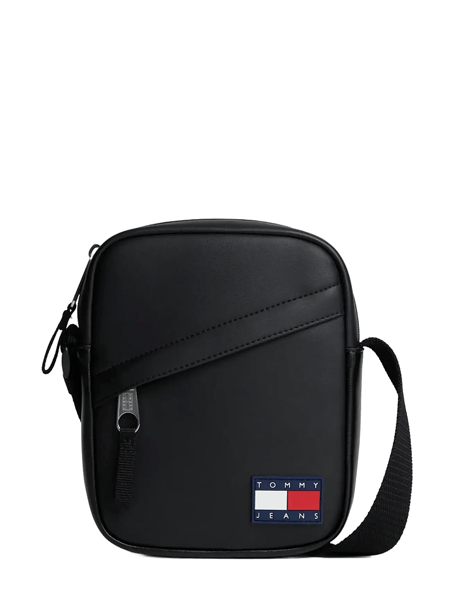 Tommy Hilfiger - TJM DAILY PU REPORTER - shop efter anledning - black - 1