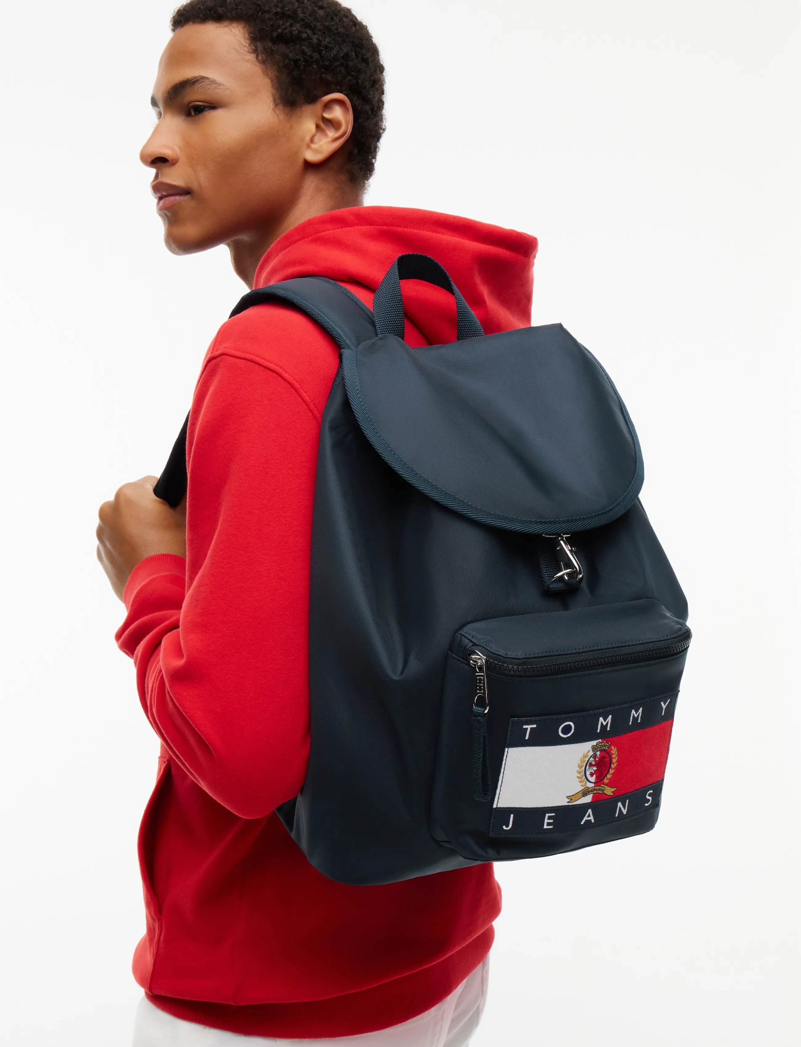 Tommy Hilfiger Tjm Archive Backpack, One Size, Navy, Backpacks > Casual Backpacks, Herre
