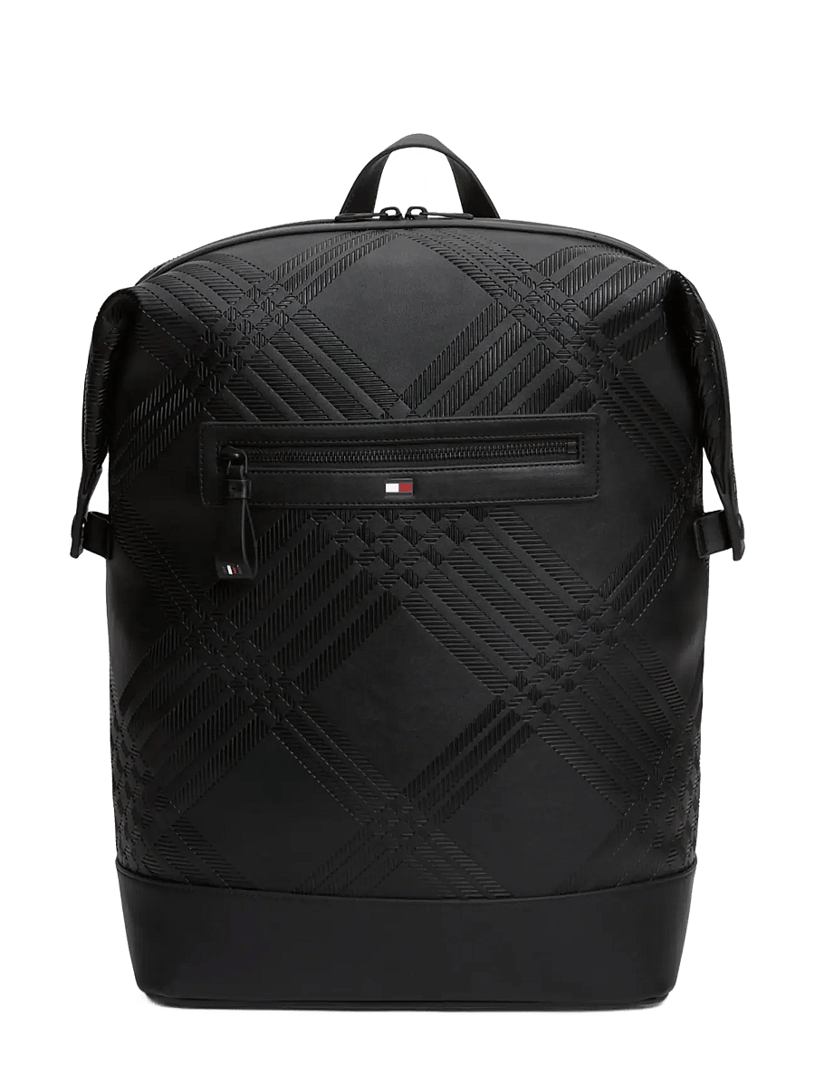 Tommy Hilfiger - TH CORP TEXTURE BACKPACK - black - 1