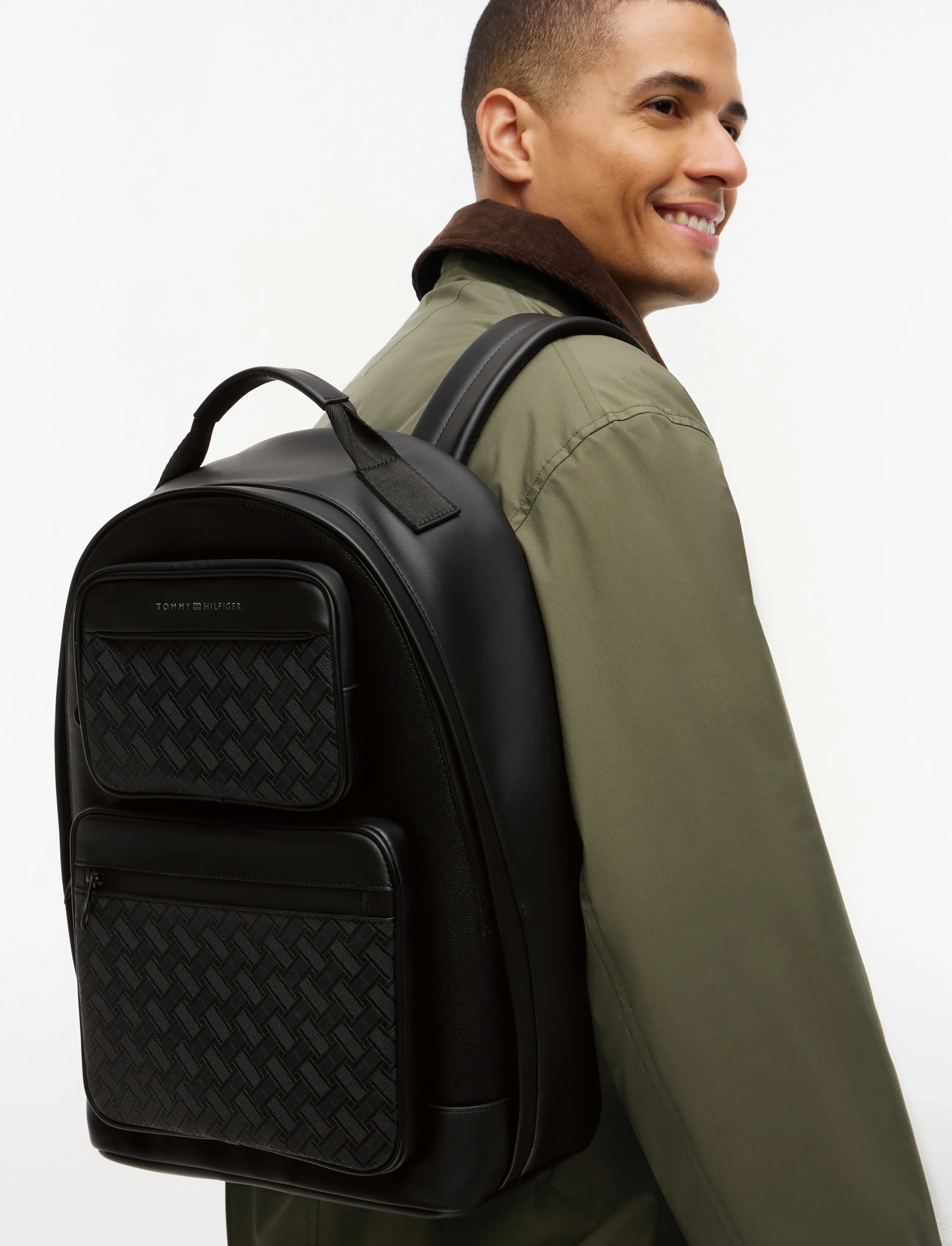 Tommy Hilfiger TH MODERN MONOGRAM BACKPACK - Nach Anlass kaufen - BLACK / black