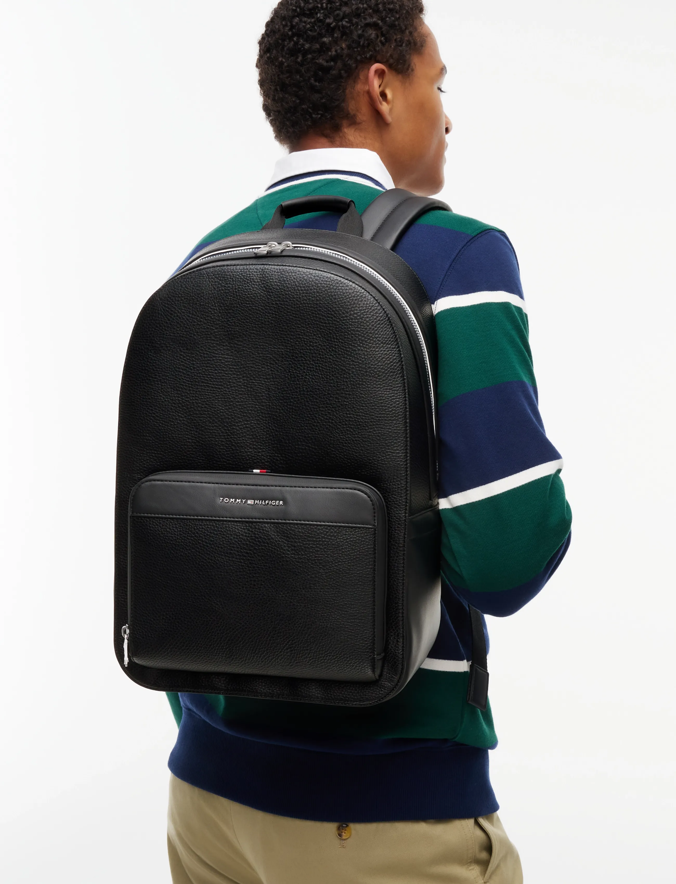 Tommy Hilfiger TH CENTRAL DOME BACKPACK - Inspiration - BLACK / black