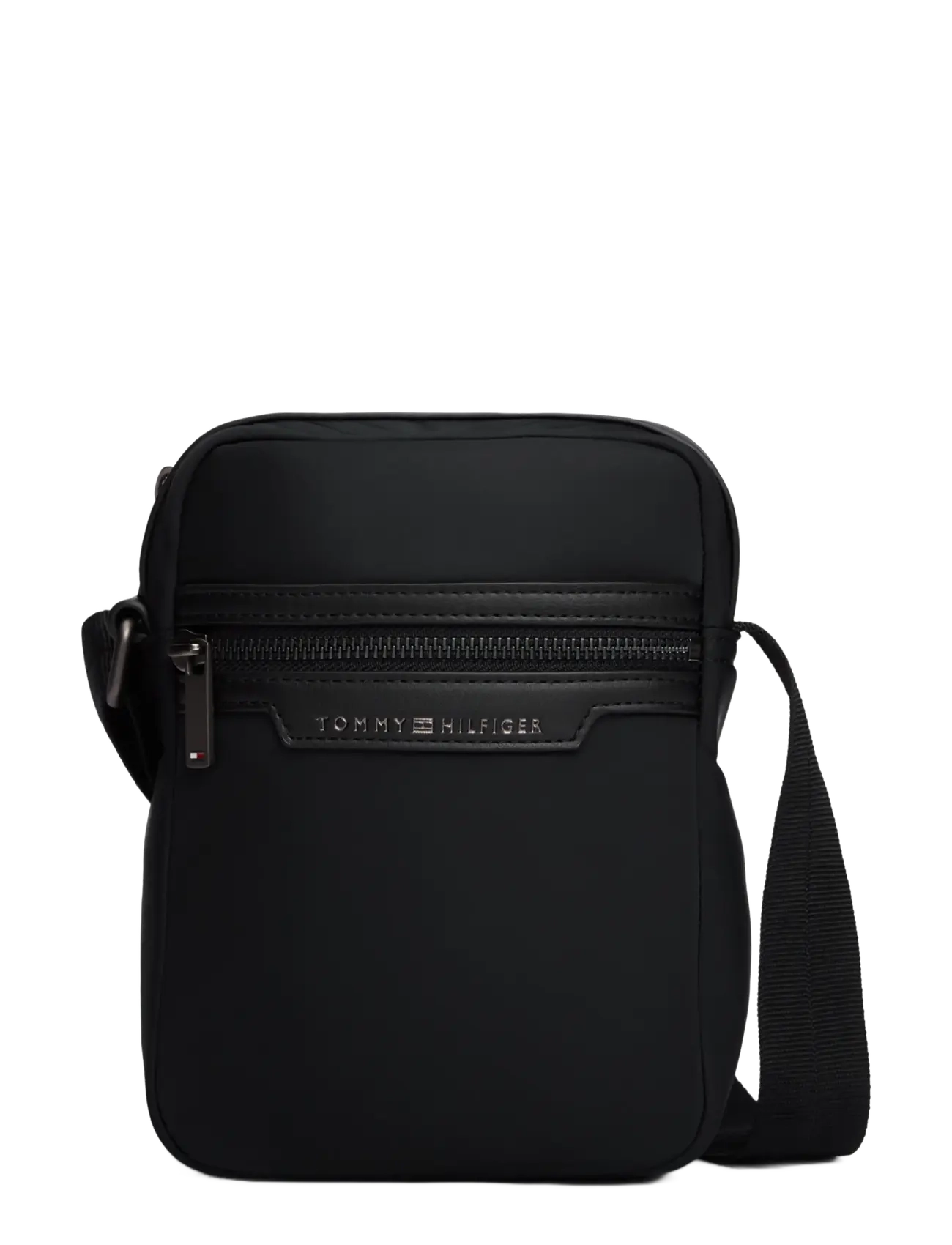 Tommy Hilfiger TH NYLON MINI REPORTER - Kotid - BLACK / black