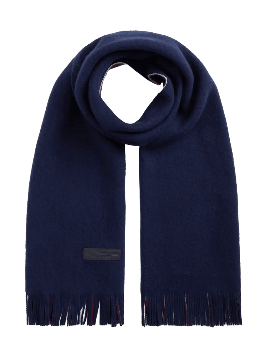Tommy Hilfiger - TH CORP RASHELLE REV SCARF - winter scarves - preppy navy - 1
