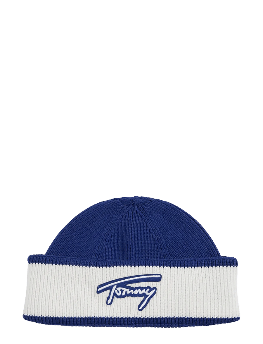 Tommy Hilfiger - TJM OUTDOORS FOOTBALL BEANIE - osta olukorra järgi - regency blue ecru - 0