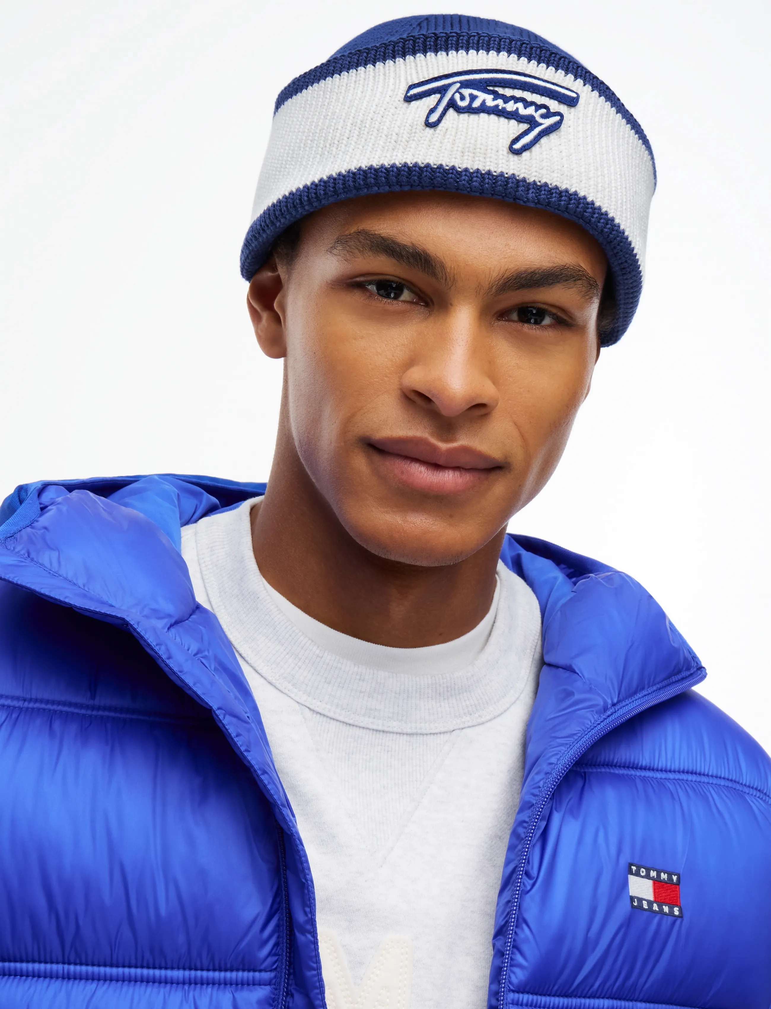 Tommy Hilfiger - TJM OUTDOORS FOOTBALL BEANIE - osta olukorra järgi - regency blue   ecru - 2