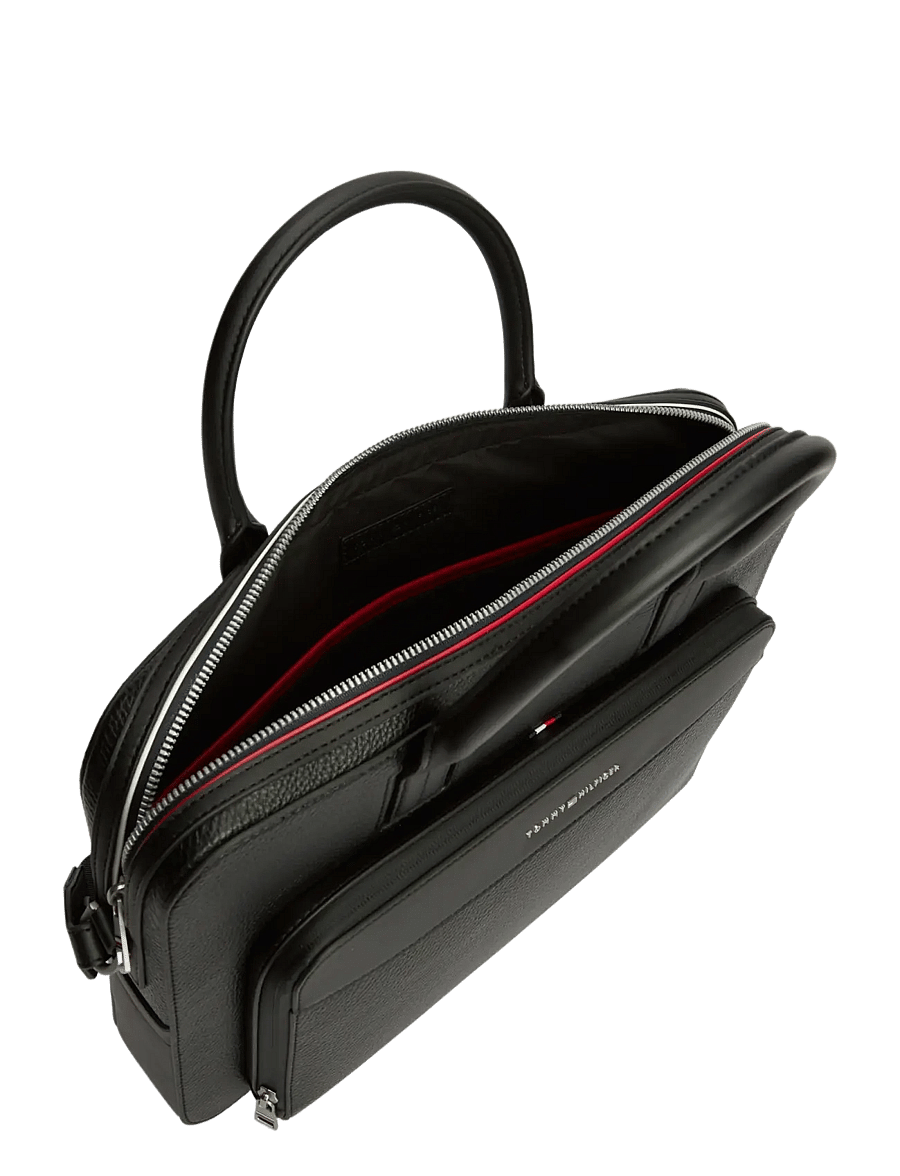 Tommy Hilfiger - TH CENTRAL SLIM COMPUTER BAG - nach anlass kaufen - black - 3