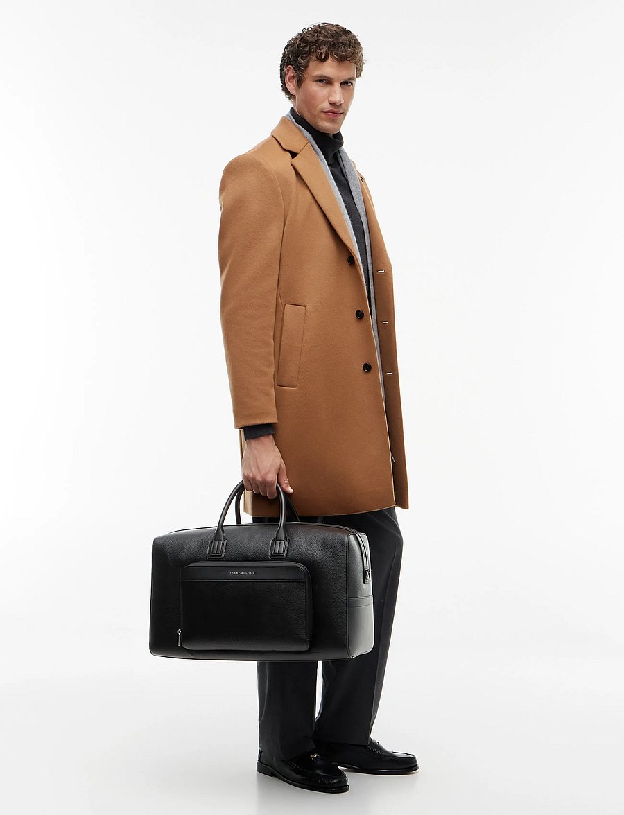 Tommy Hilfiger - TH CENTRAL DUFFLE - duffelväskor - black - 0