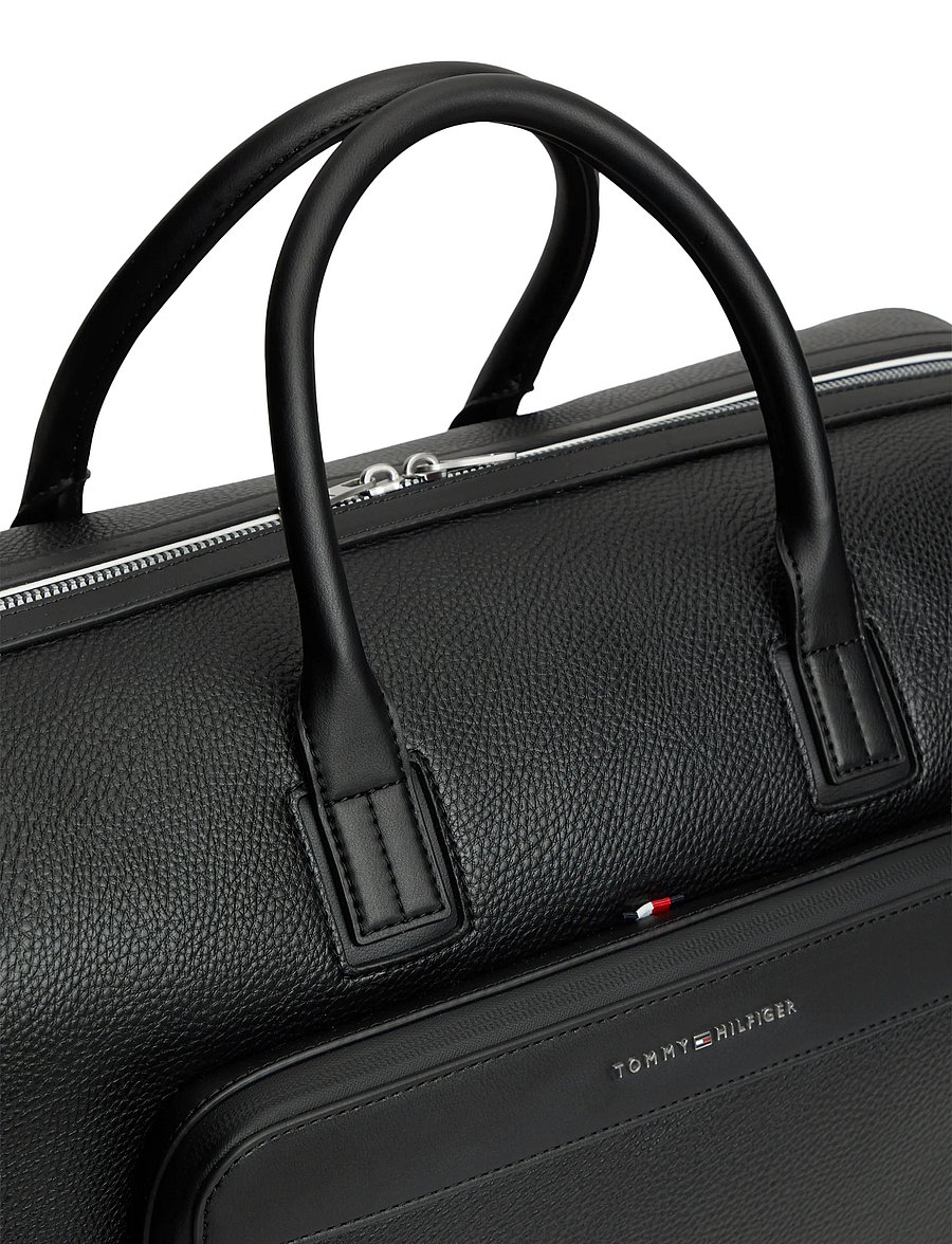 Tommy Hilfiger - TH CENTRAL DUFFLE - duffelväskor - black - 3