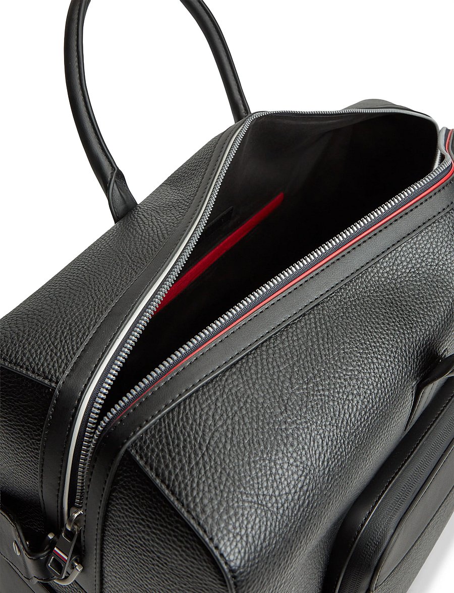 Tommy Hilfiger - TH CENTRAL DUFFLE - duffelväskor - black - 4