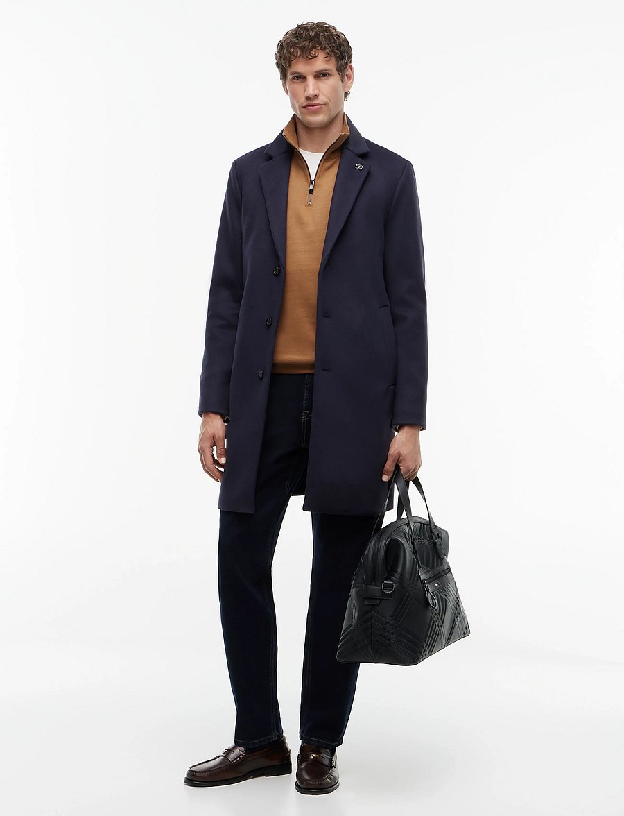 Tommy Hilfiger - TH CORP TEXTURE DUFFLE - reisetaschen - black - 0