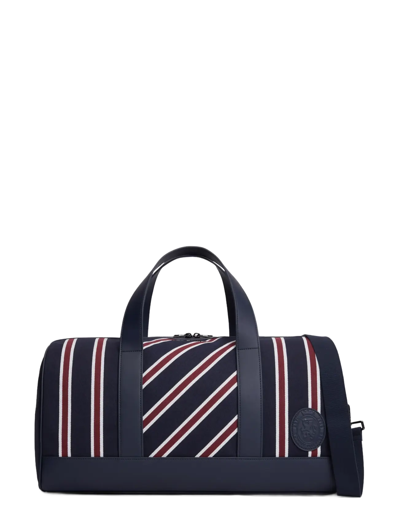 Tommy Hilfiger TH VARSITY JACQUARD DUFFLE - Streetstyle - RWB JACQUARD STRIPE / navy
