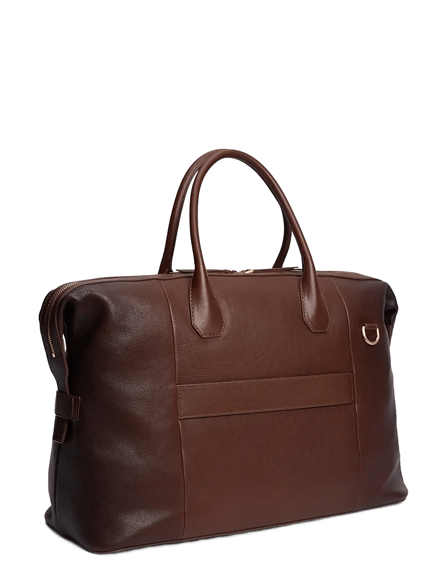 Tommy Hilfiger - TH CASUAL LEATHER DUFFLE - duffel reisikotid - burnished brown - 2