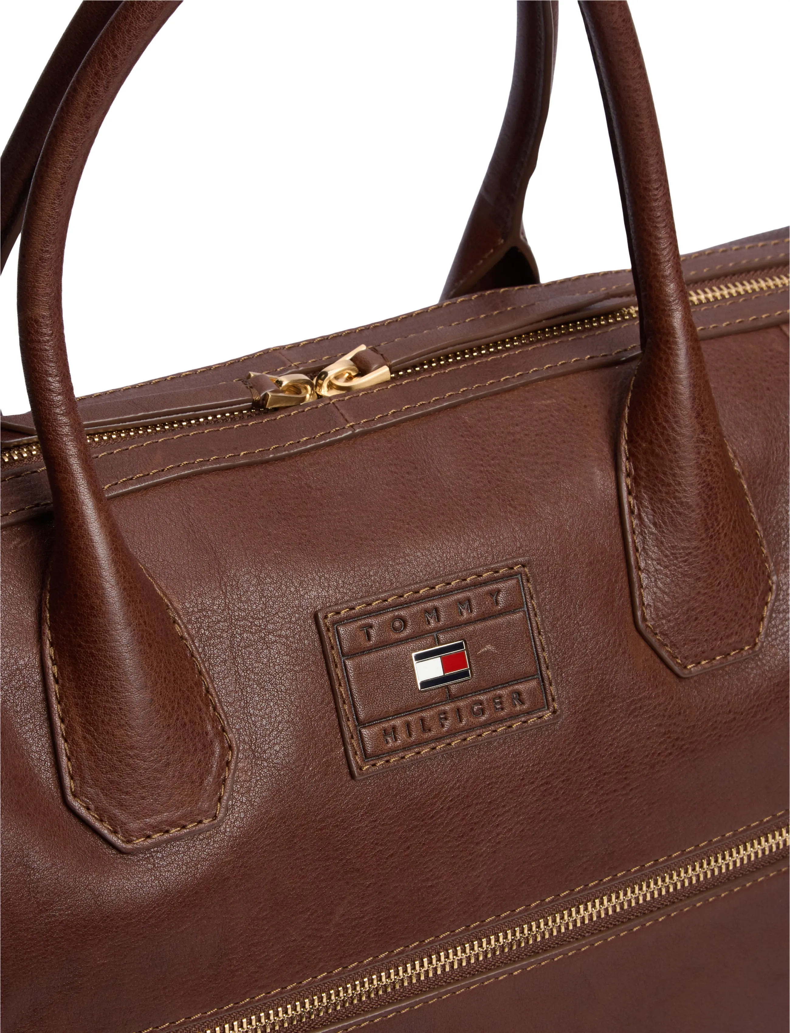 Tommy Hilfiger - TH CASUAL LEATHER DUFFLE - burnished brown - 3