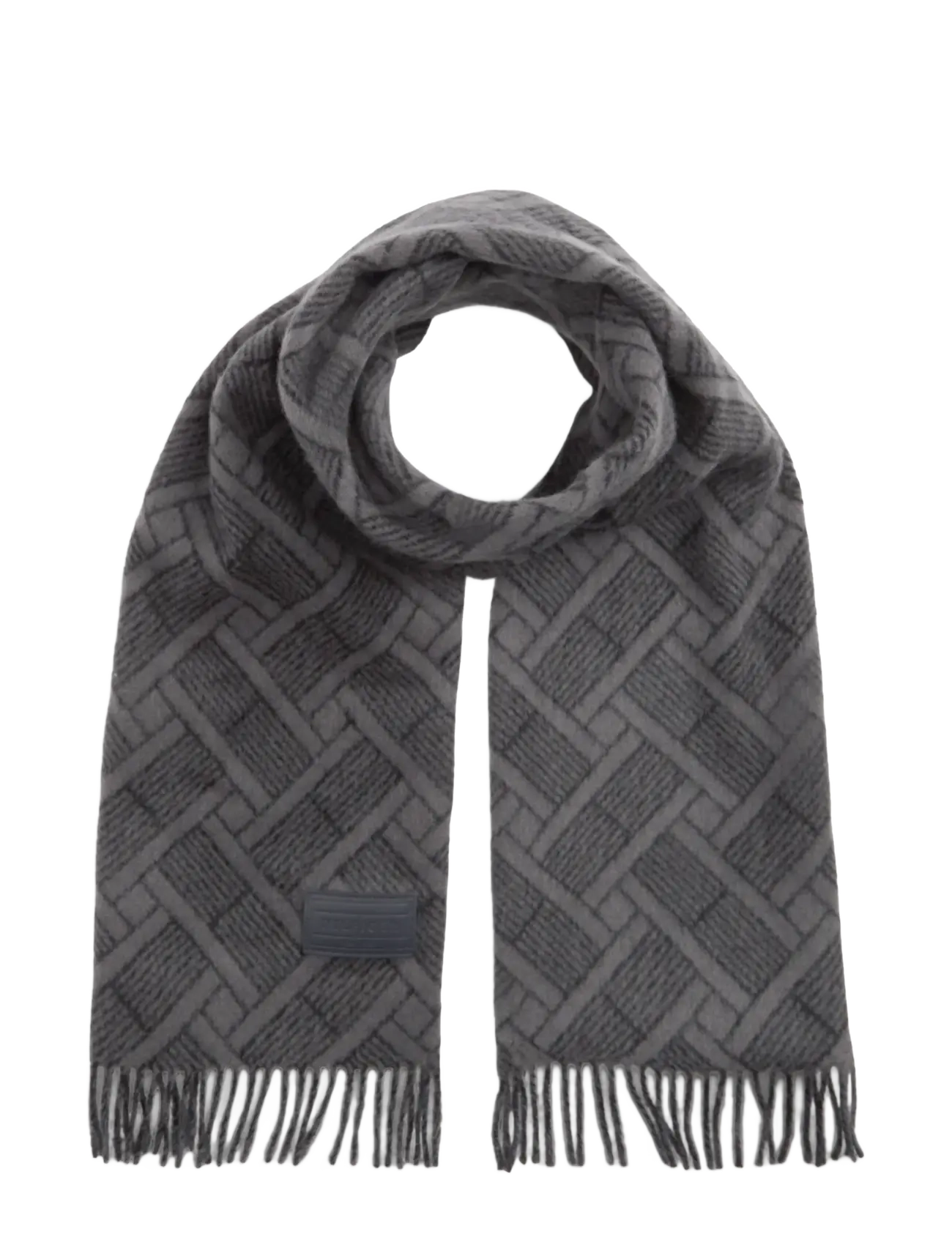 Tommy Hilfiger TH FLAG JACQUARD SCARF - Accessories - BLACK / black