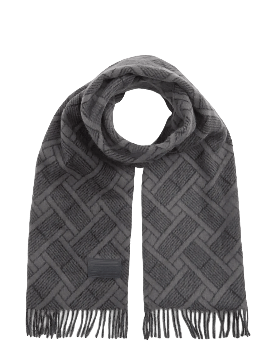 Tommy Hilfiger - TH FLAG JACQUARD SCARF - halsdukar - black - 0