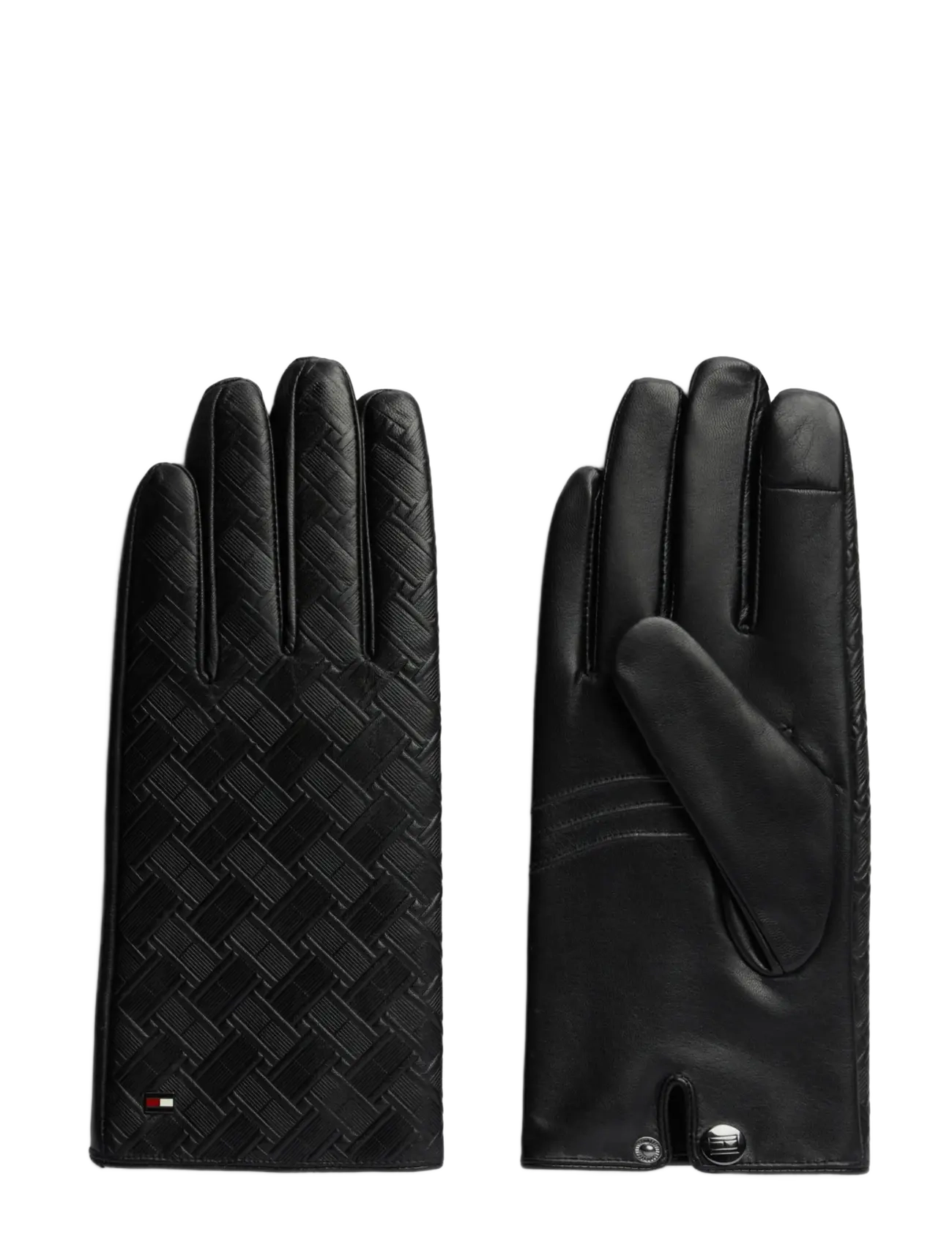 Tommy Hilfiger TH FLAG EMBOSSED GLOVES - Inspiration - BLACK / black
