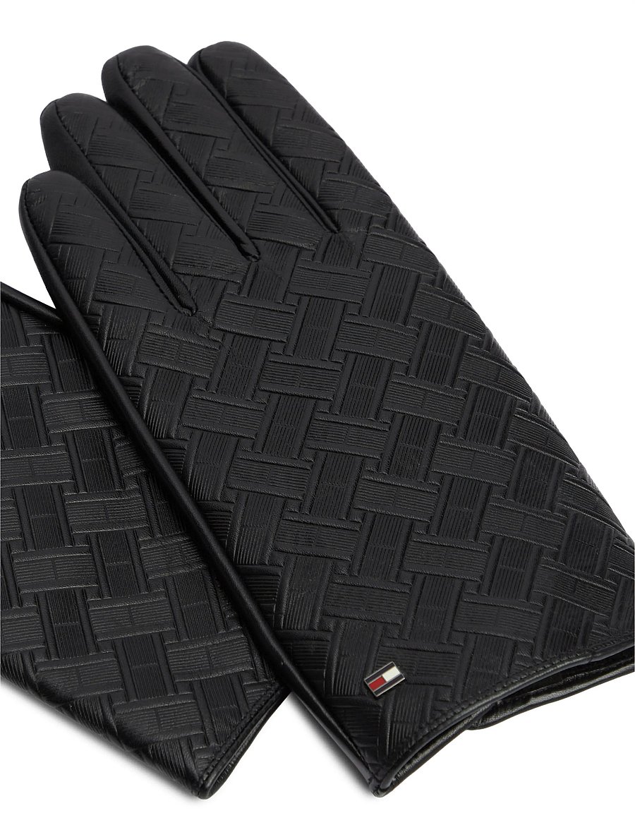 Tommy Hilfiger - TH FLAG EMBOSSED GLOVES - nach anlass kaufen - black - 2