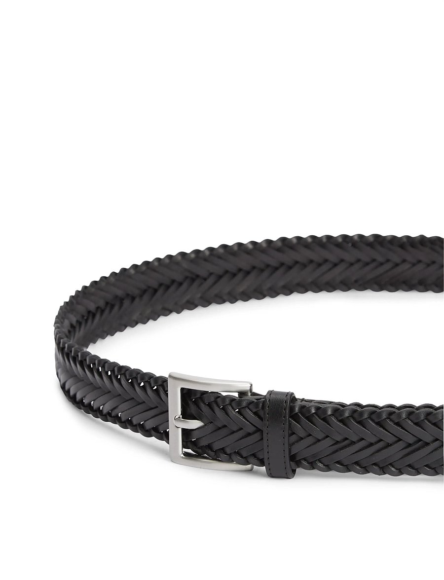 Tommy Hilfiger - TH SOHO BRAID 3.0 - punutud vööd - black - 4