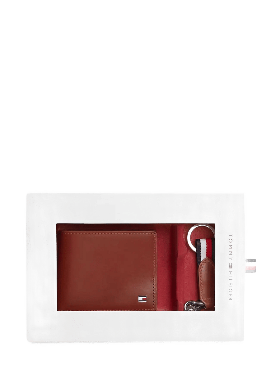 Tommy Hilfiger - MINI CC WALLET & KEY FOB - winter cognac - 3
