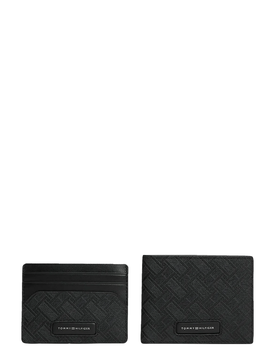 Tommy Hilfiger - MONOGRAM CC HOLDER & CC WALLET - wallets - black - 0