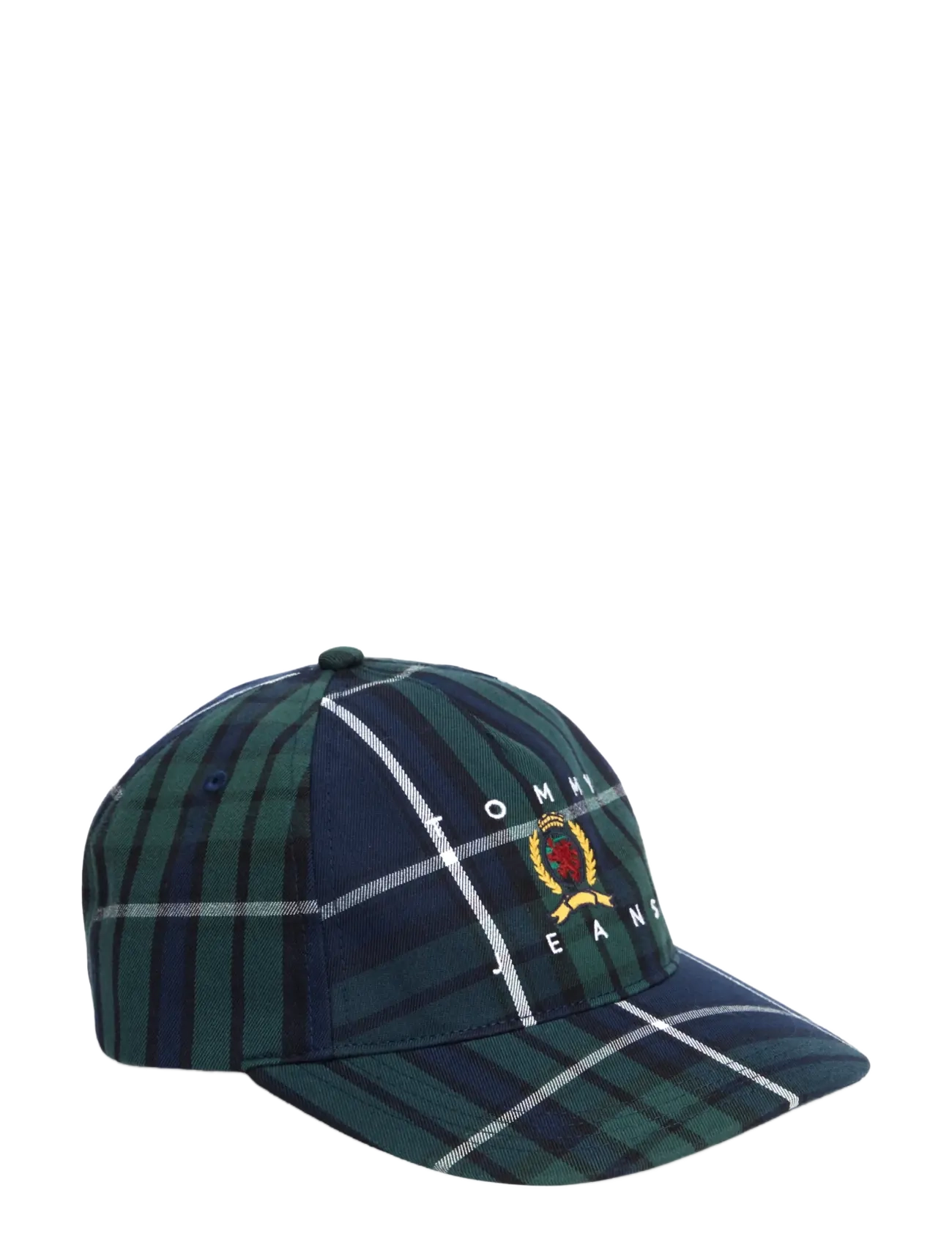Tommy Hilfiger TJM ARCHIVE CHECK CAP - Accessories - GREEN ARCHIVE CHECK / green