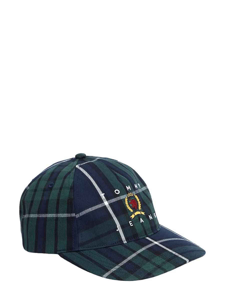 Tommy Hilfiger - TJM ARCHIVE CHECK CAP - kepsar - green archive check - 0